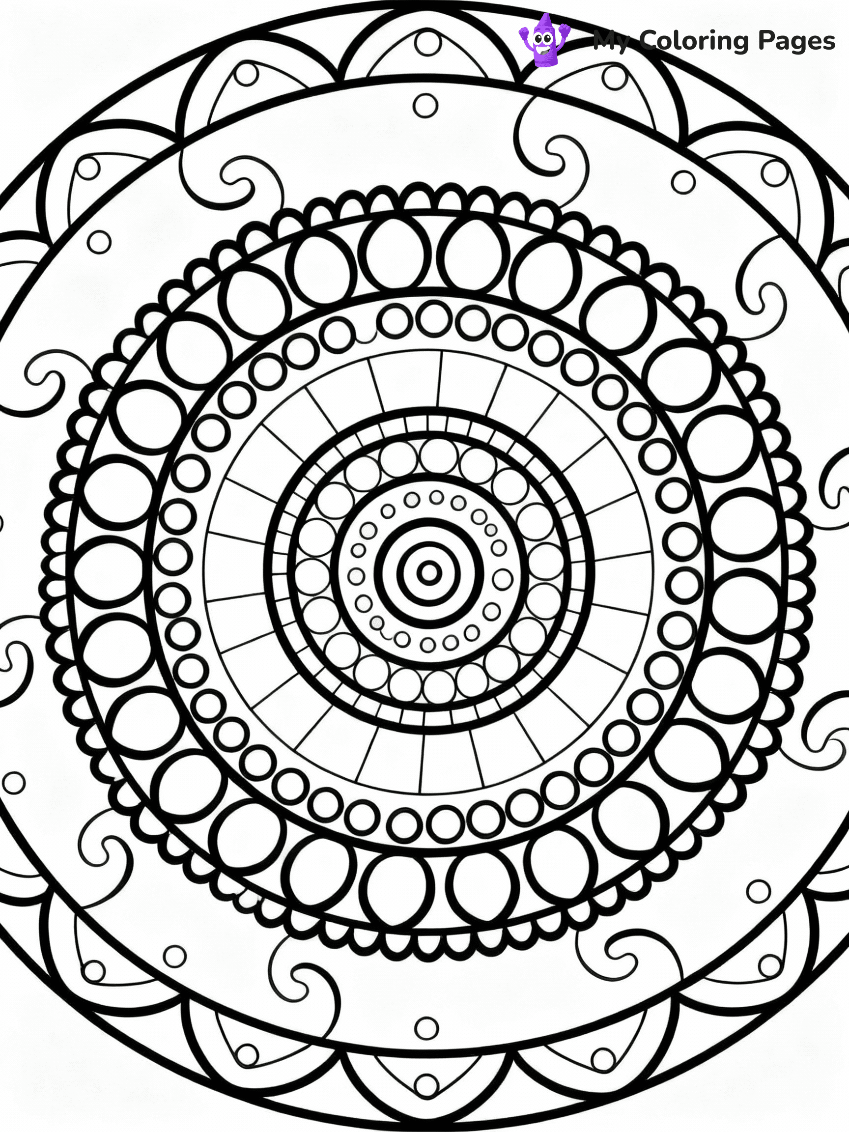 Geometric Coloring Pages - 7