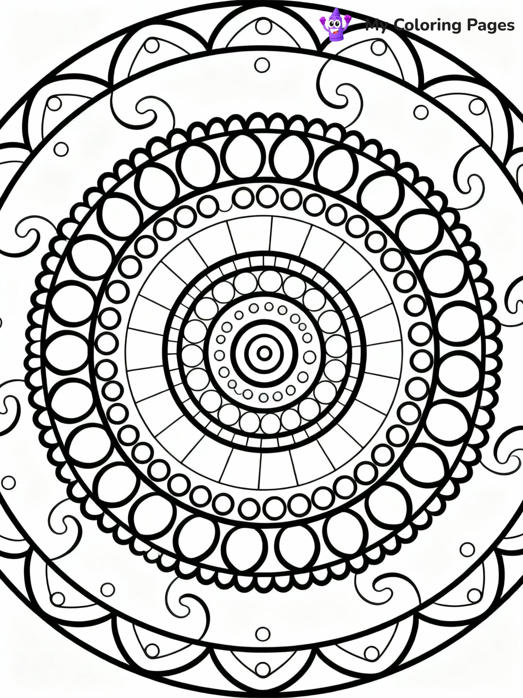 Geometric Coloring Pages - 7
