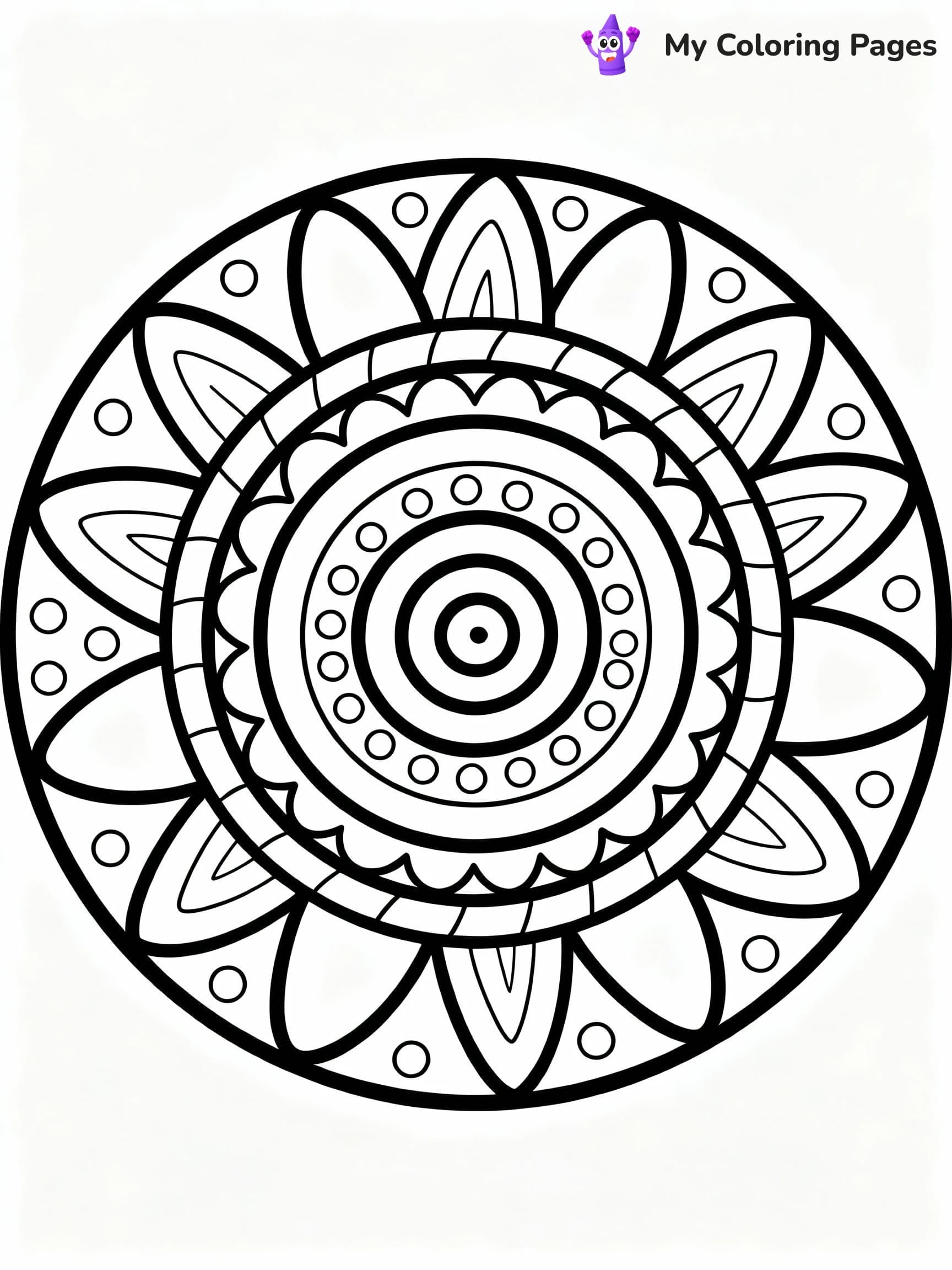 Geometric Coloring Pages - 5