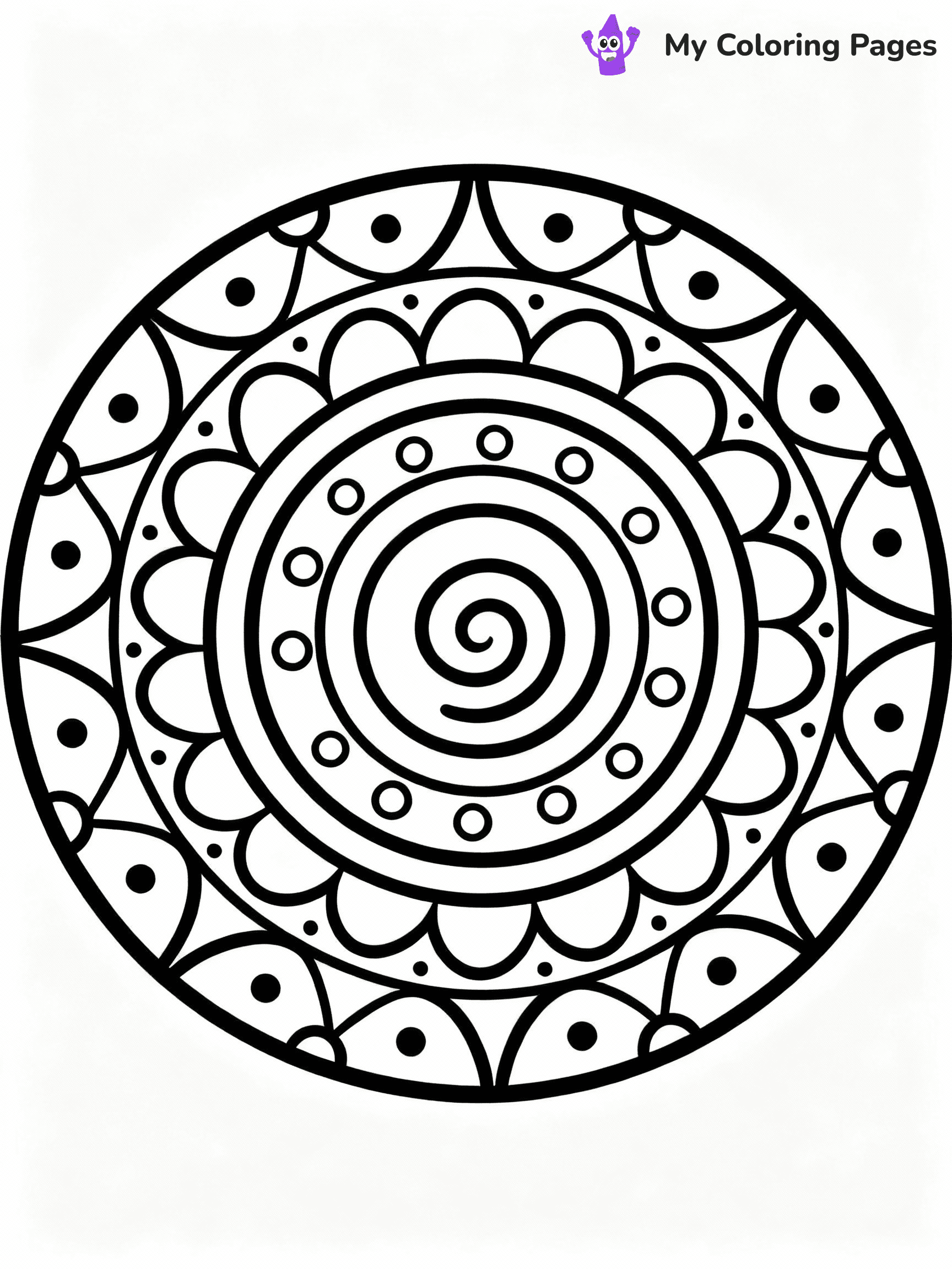 Geometric Coloring Pages - 4