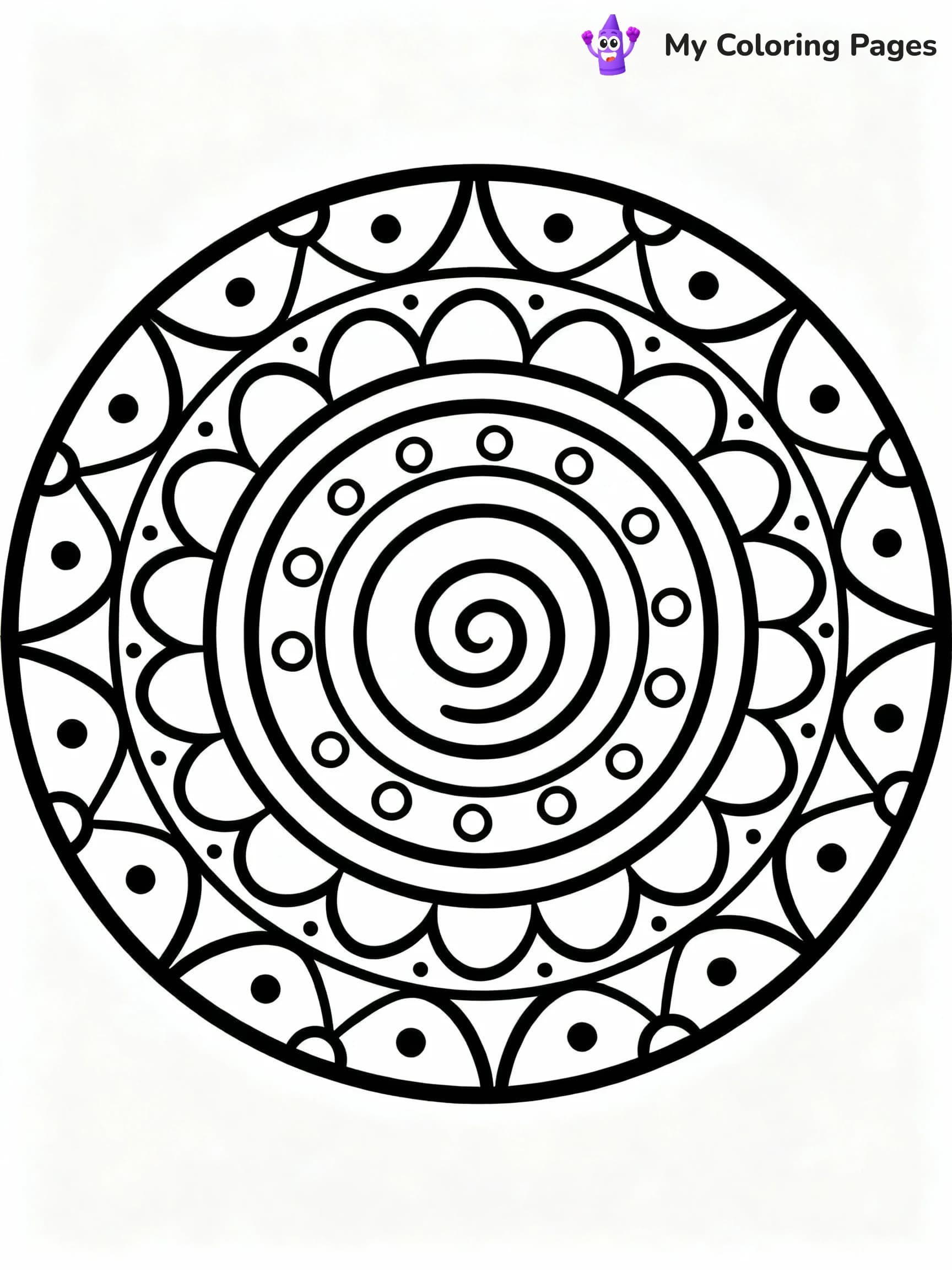 Geometric Coloring Pages - 4