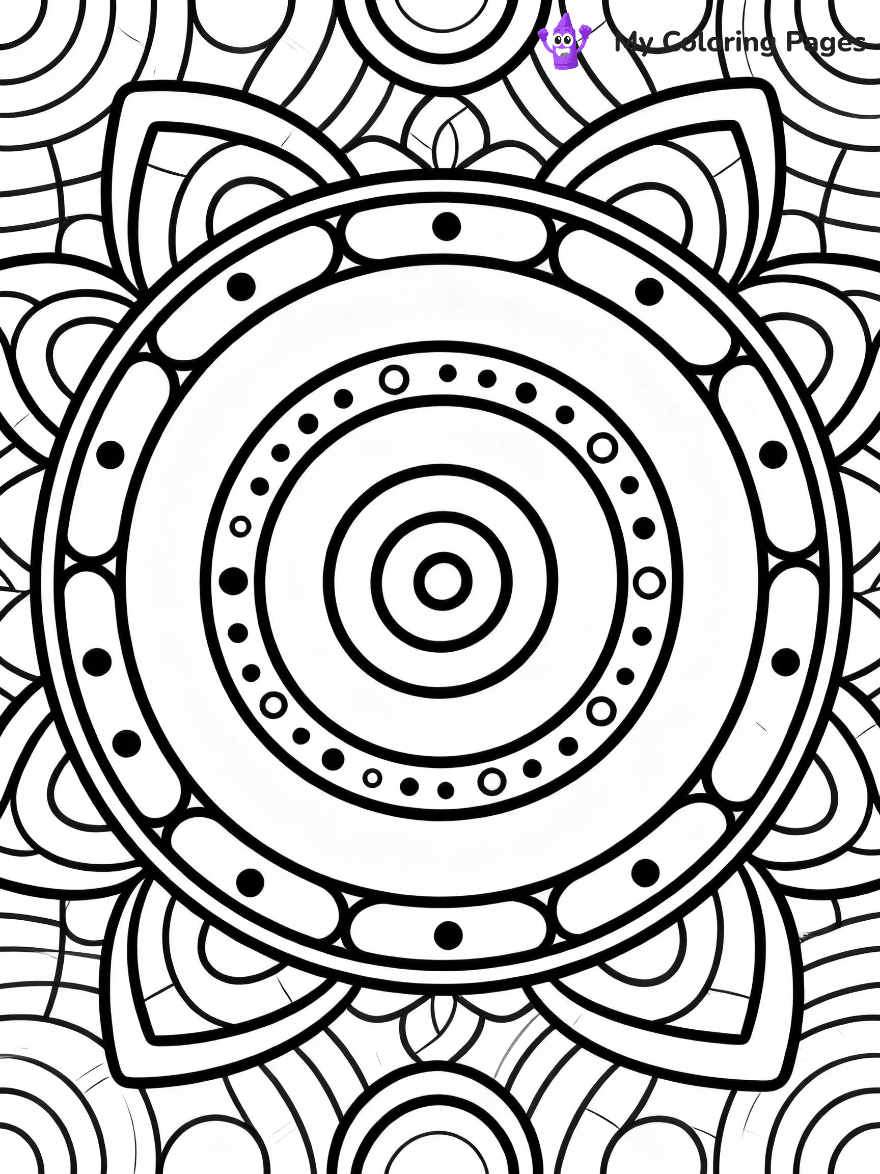 Geometric Coloring Pages - 3