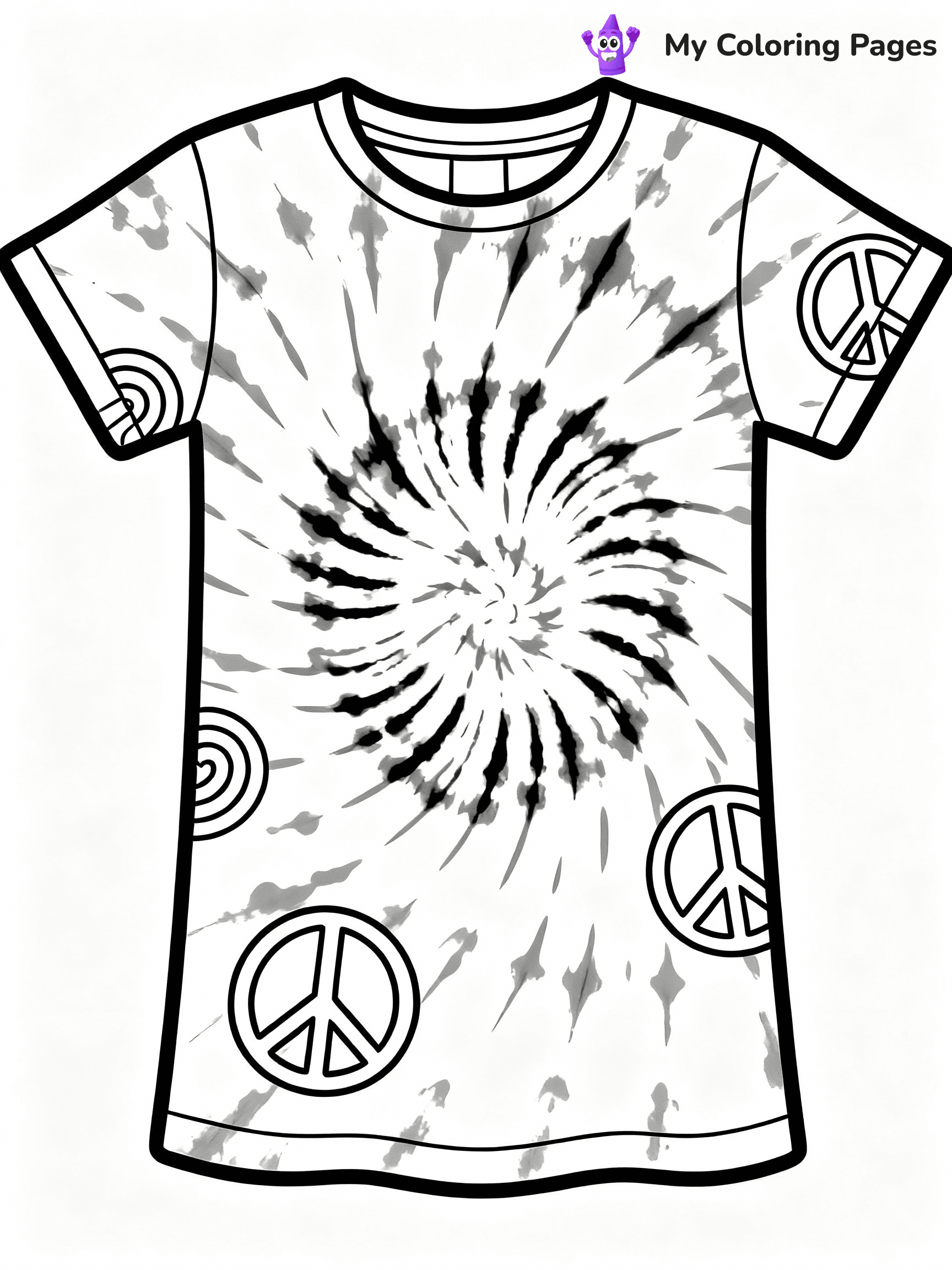 Hippie Coloring Pages - 25