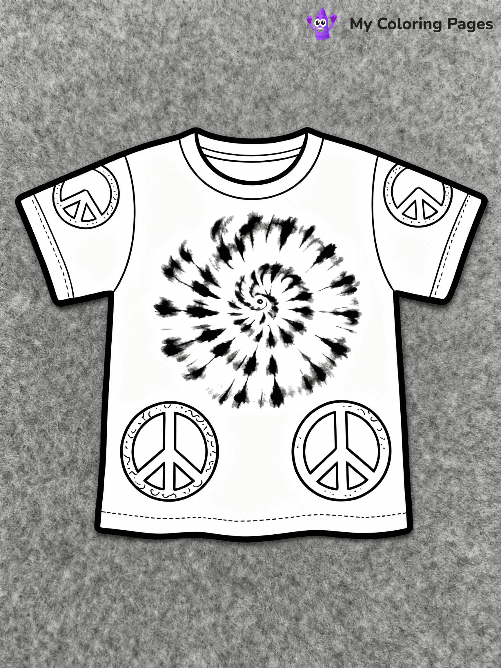Hippie Coloring Pages - 19