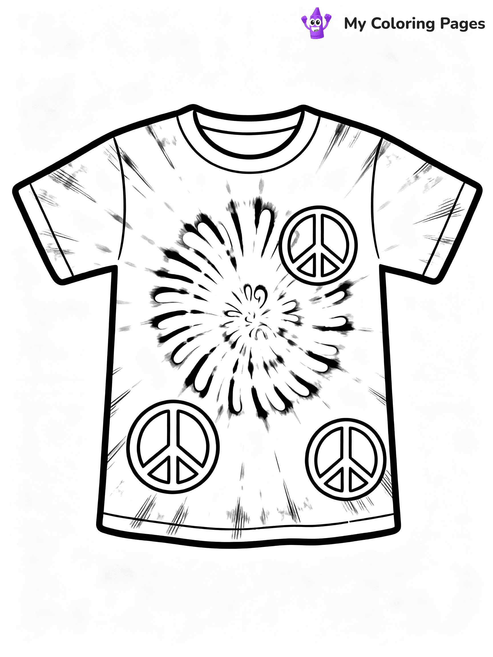 Hippie Coloring Pages - 17