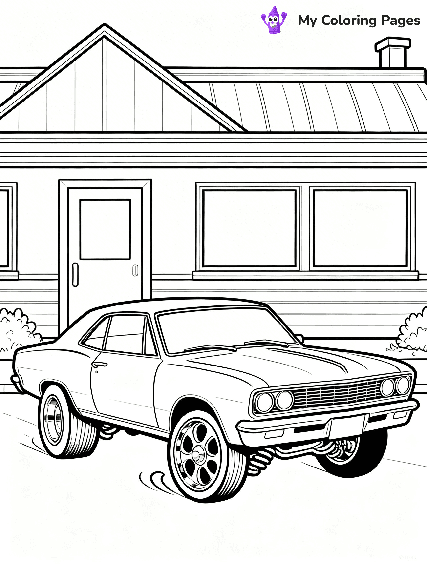 Lowrider Coloring Pages - 27