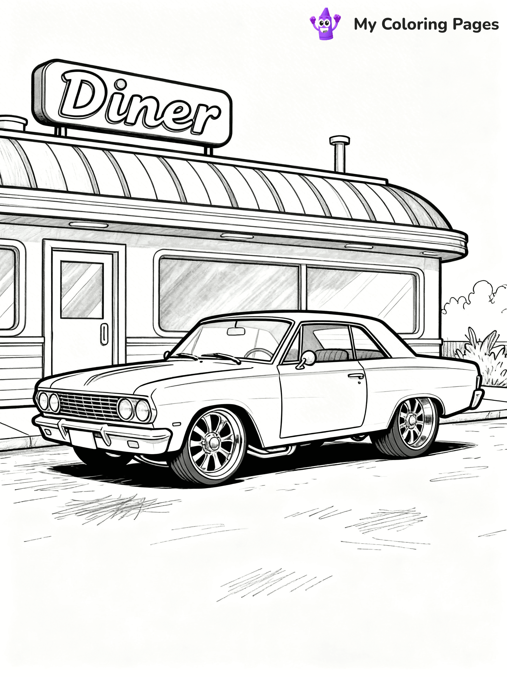 Lowrider Coloring Pages - 25