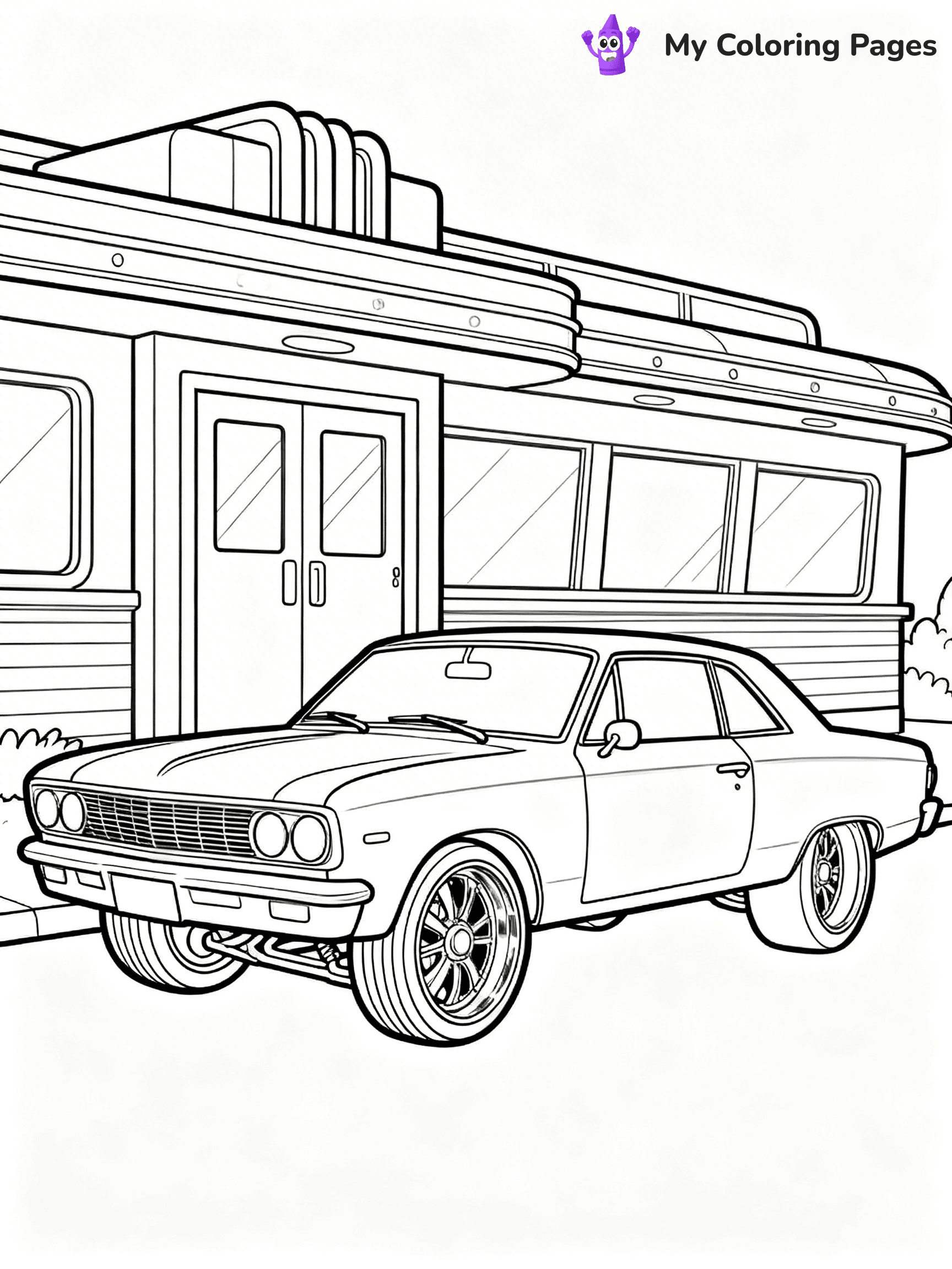 Lowrider Coloring Pages - 23