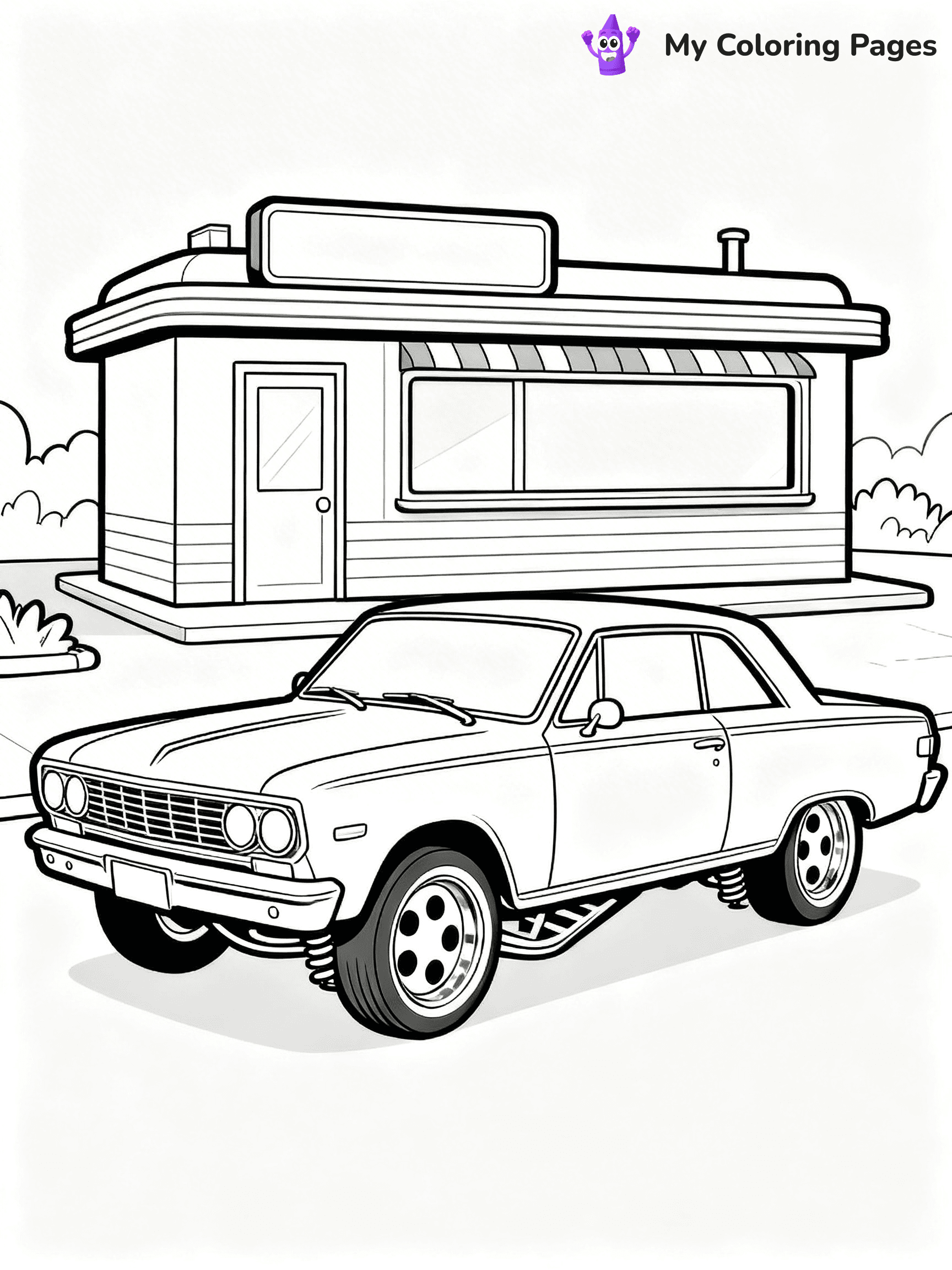 Lowrider Coloring Pages - 22