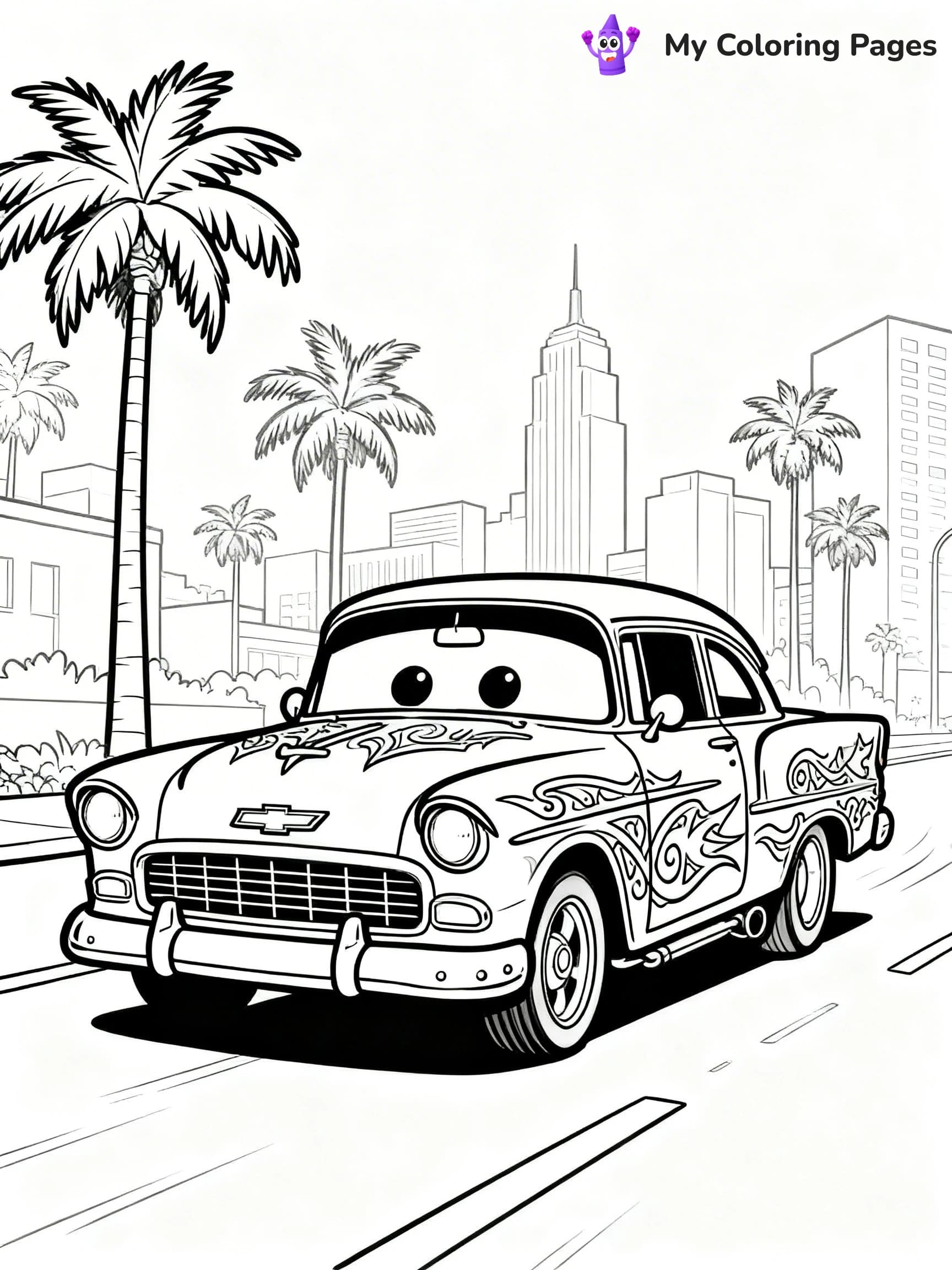 Lowrider Coloring Pages - 21