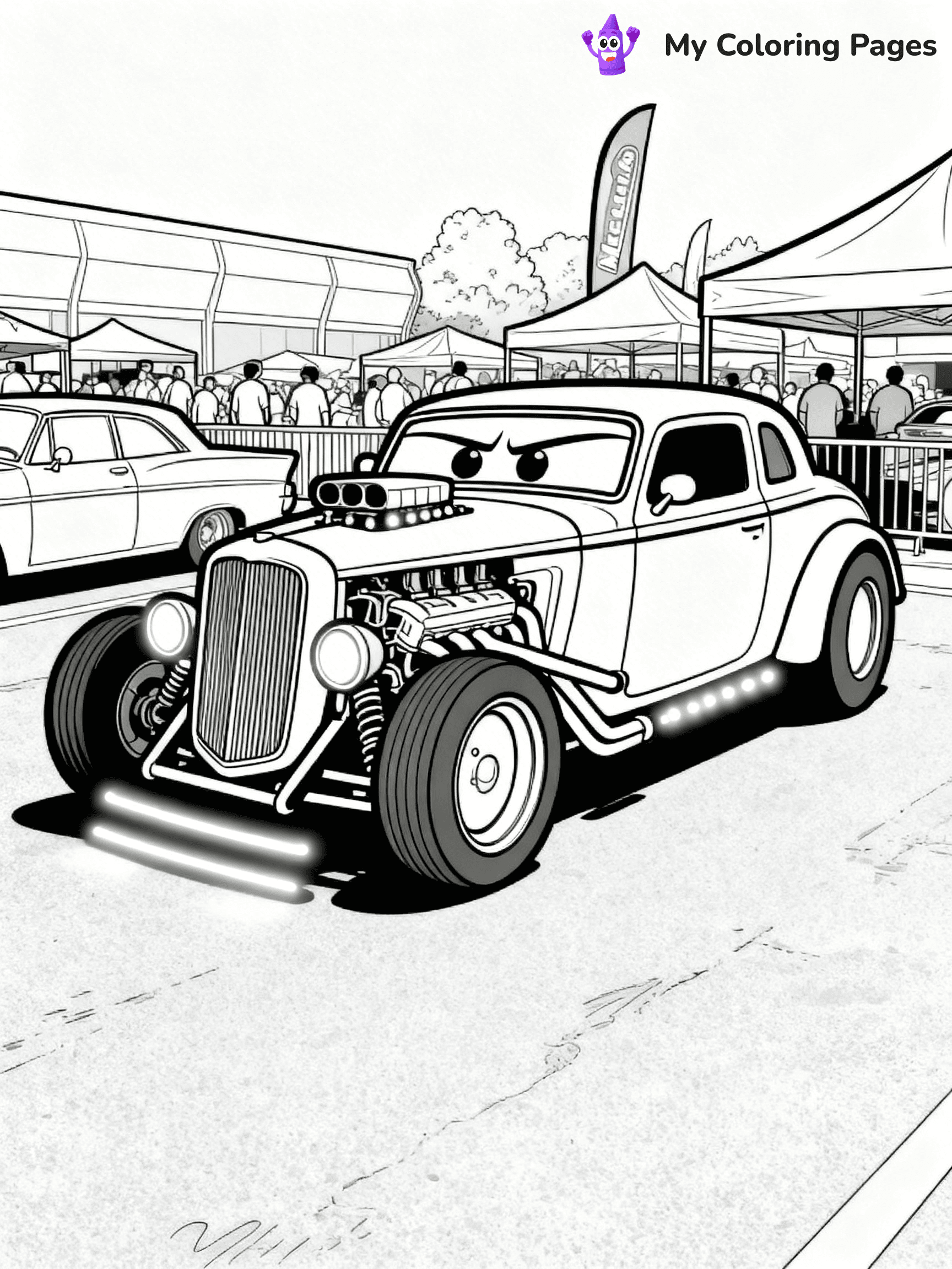 Lowrider Coloring Pages - 13