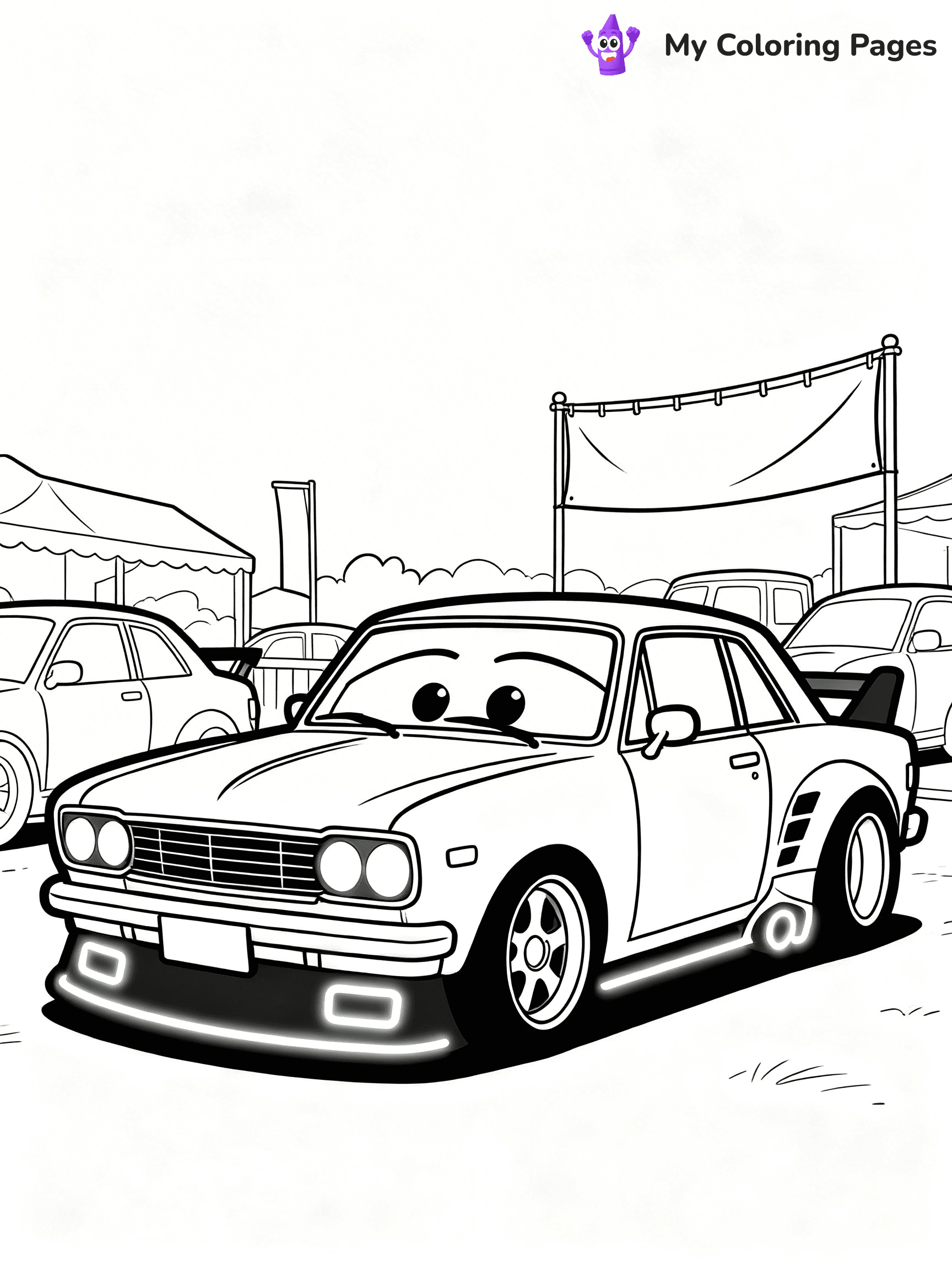 Lowrider Coloring Pages - 11