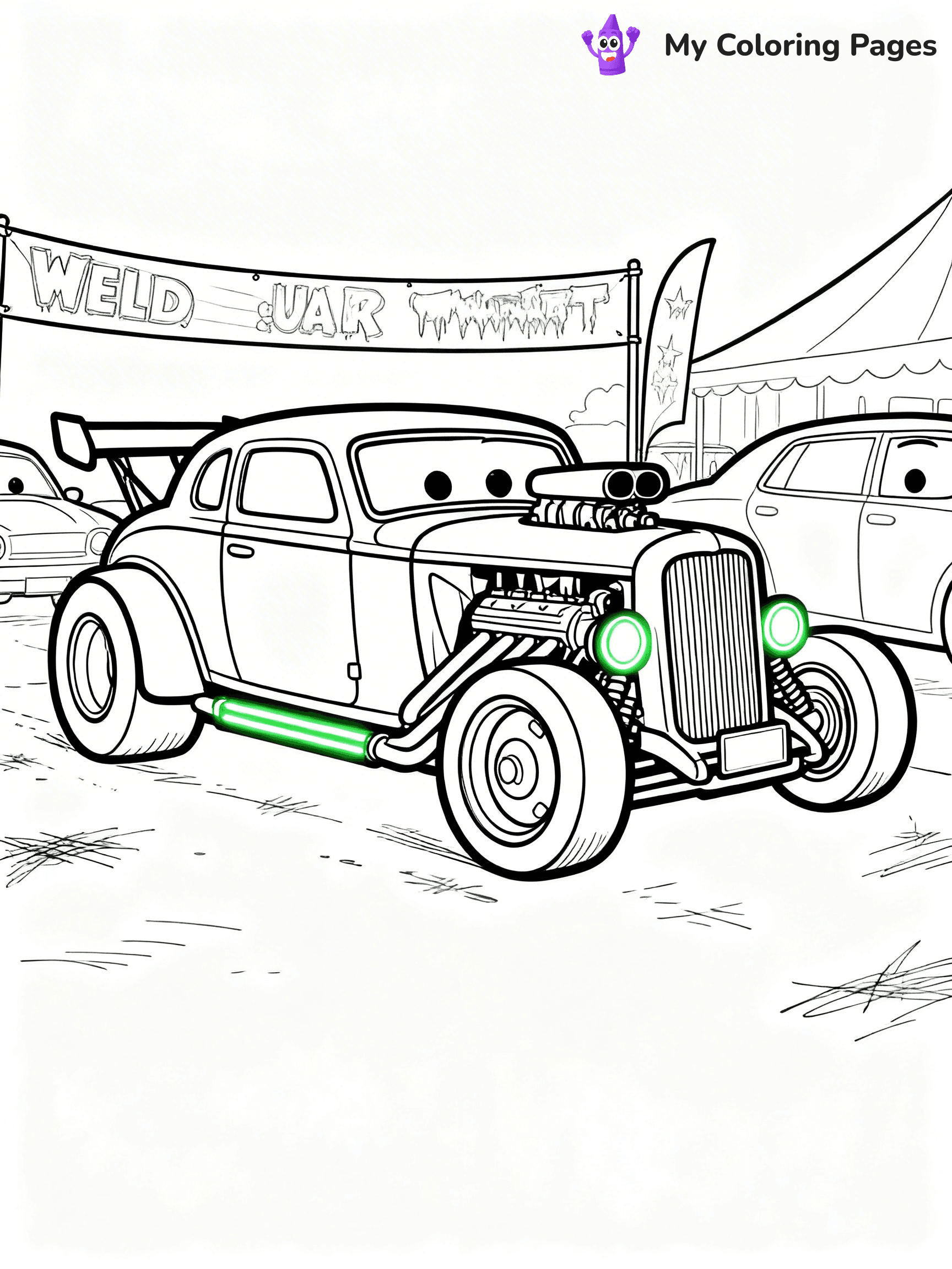 Lowrider Coloring Pages - 10
