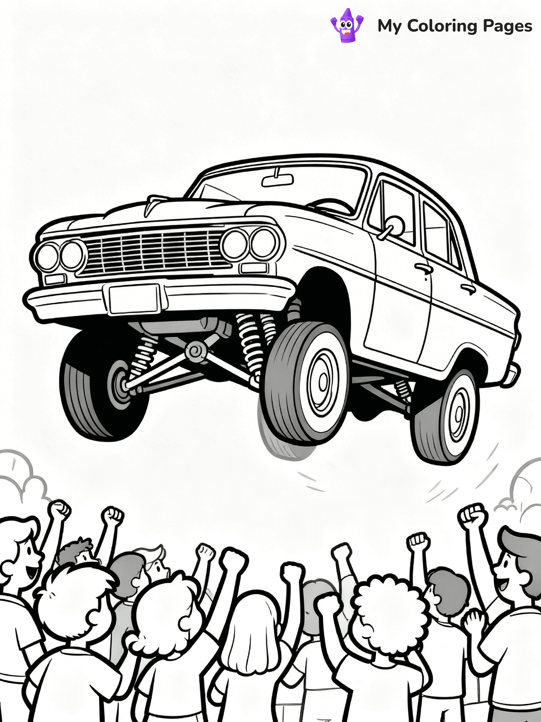 Lowrider Coloring Pages - 8