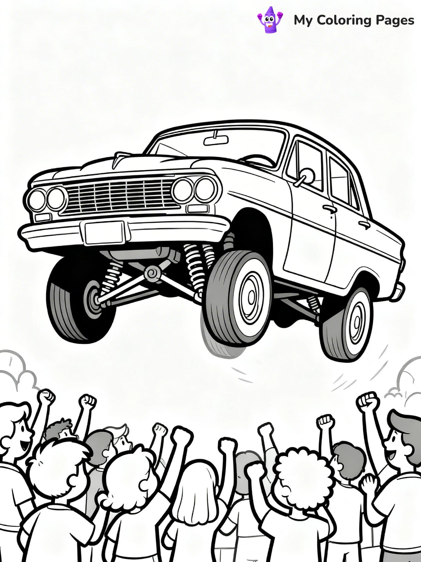 Lowrider Coloring Pages - 8