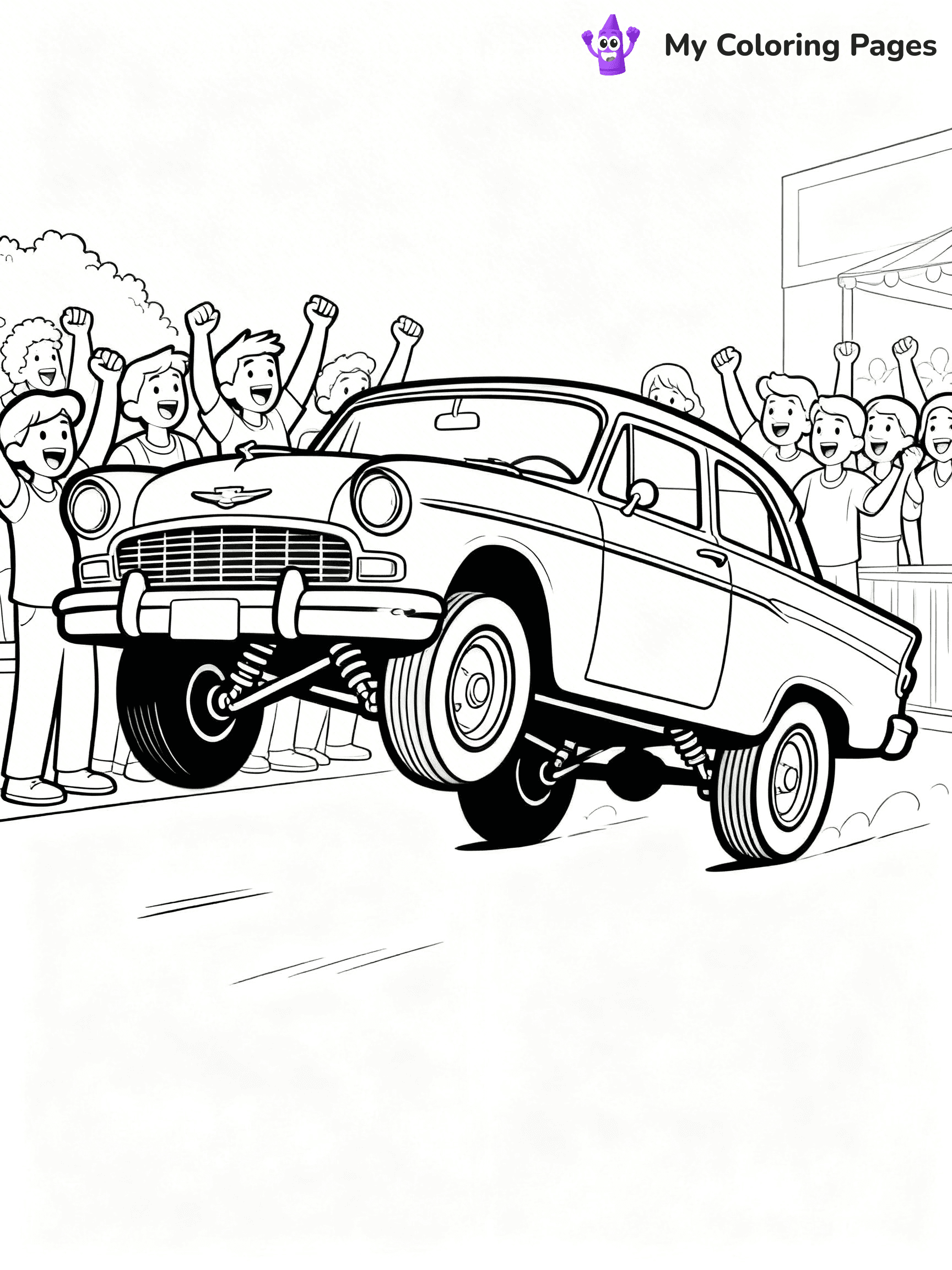 Lowrider Coloring Pages - 7