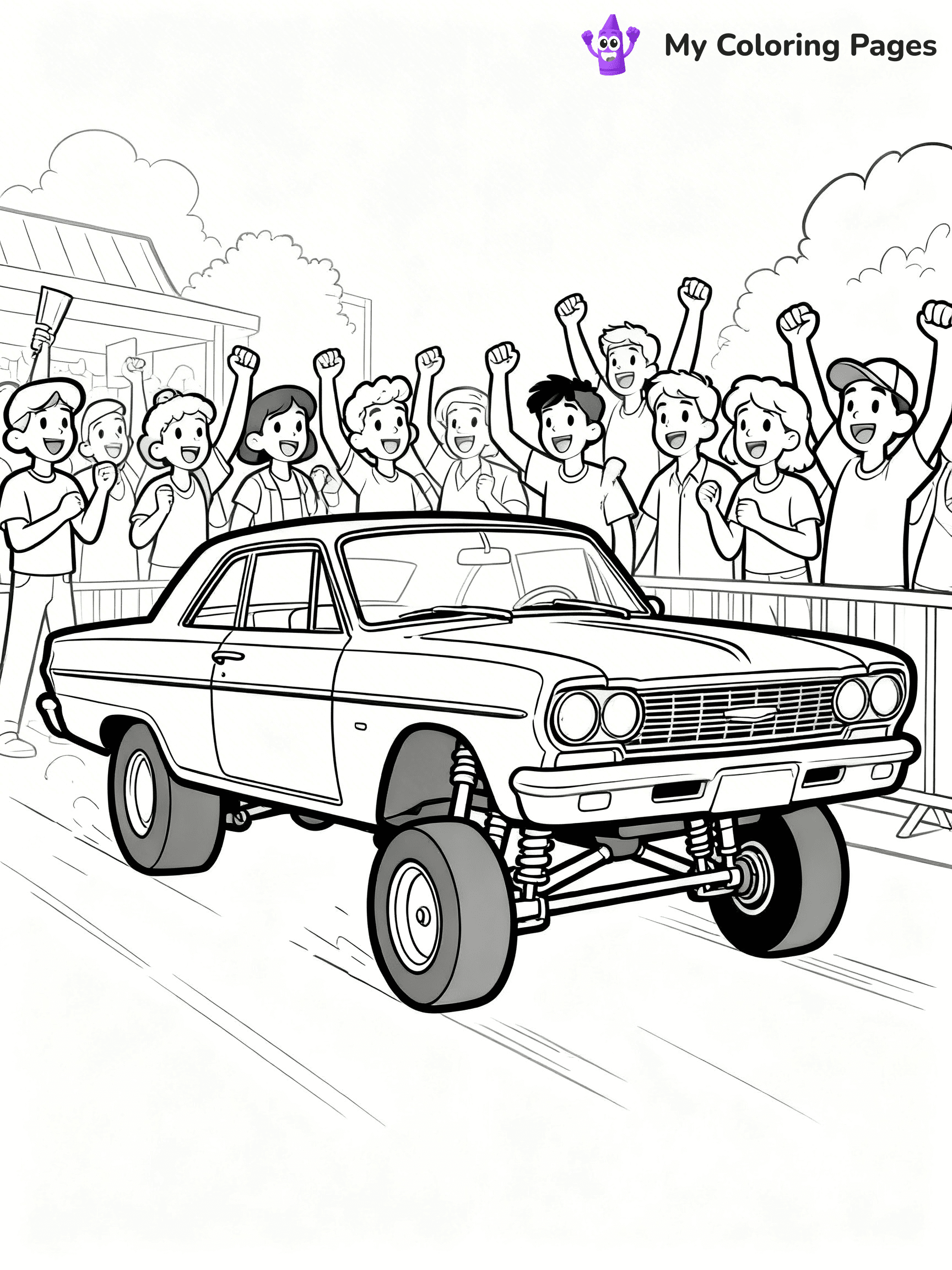 Lowrider Coloring Pages - 4