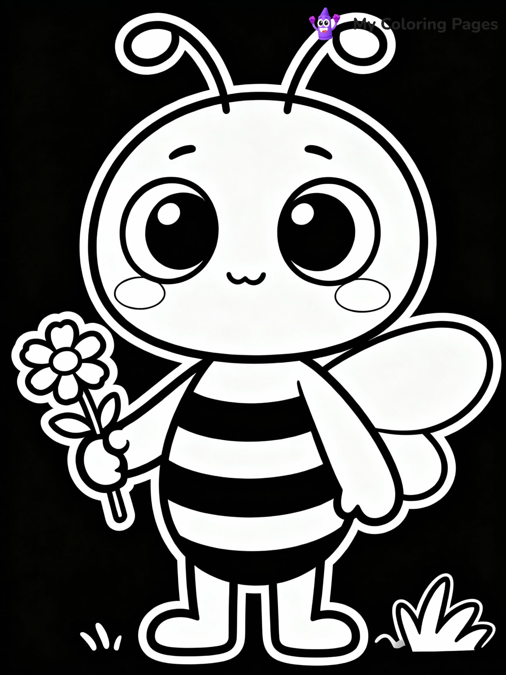 Bee Coloring Pages - 18
