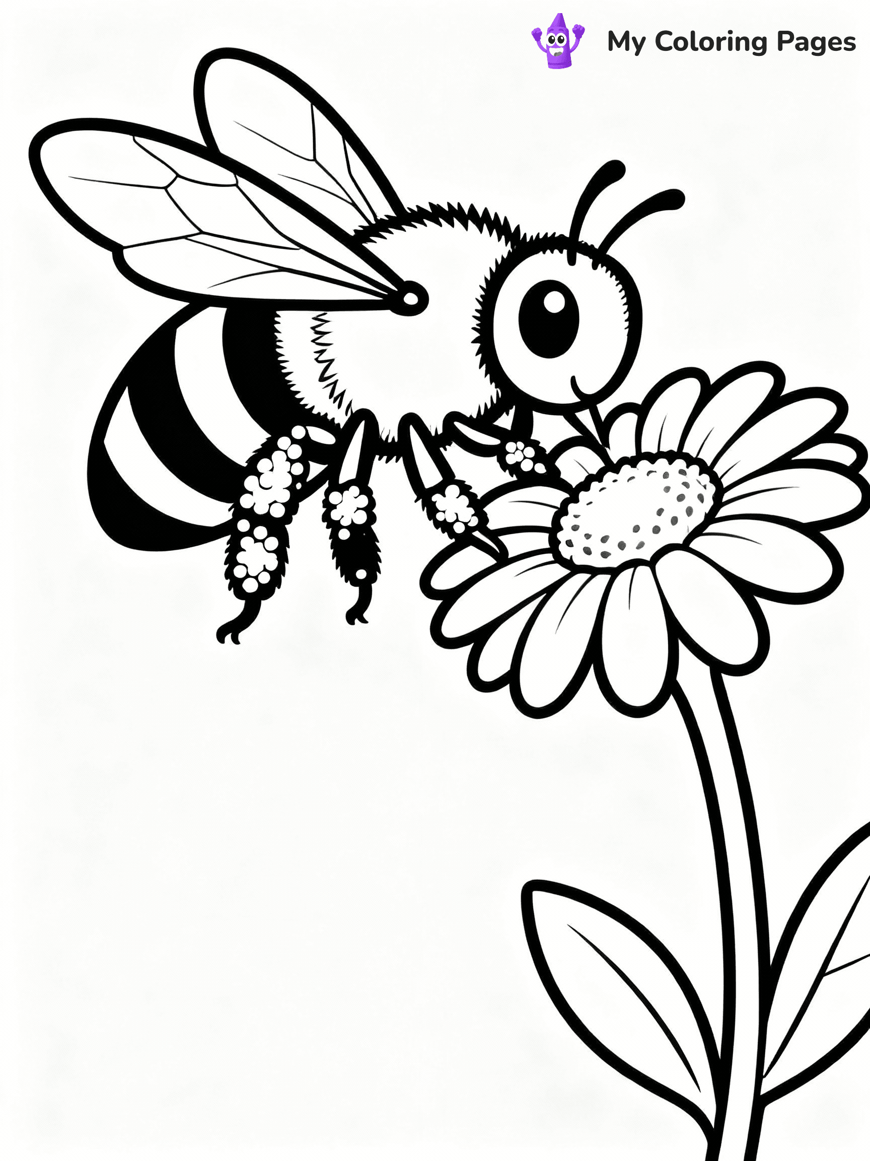 Bee Coloring Pages - 13