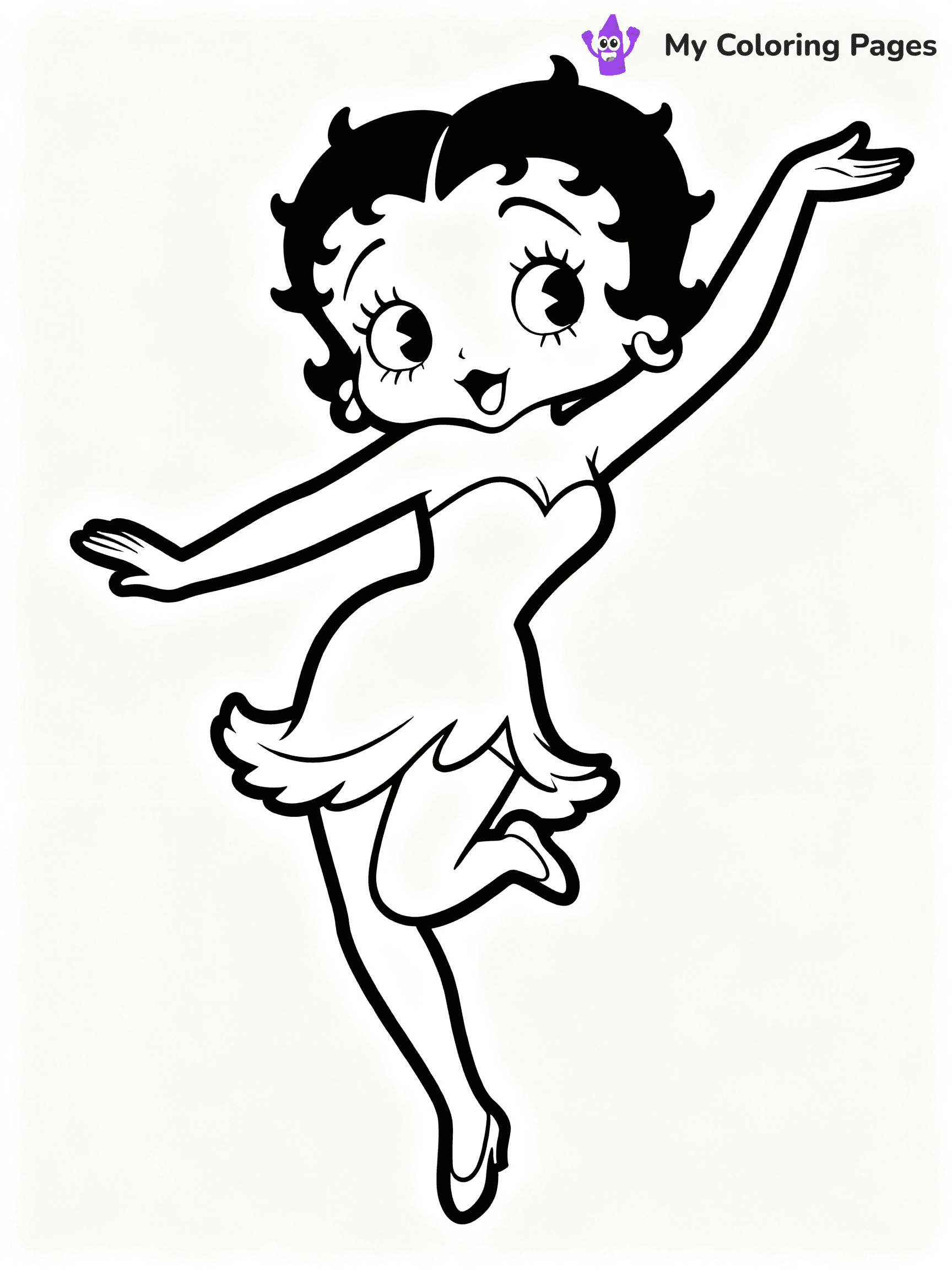 Betty Boop Coloring Pages - 28