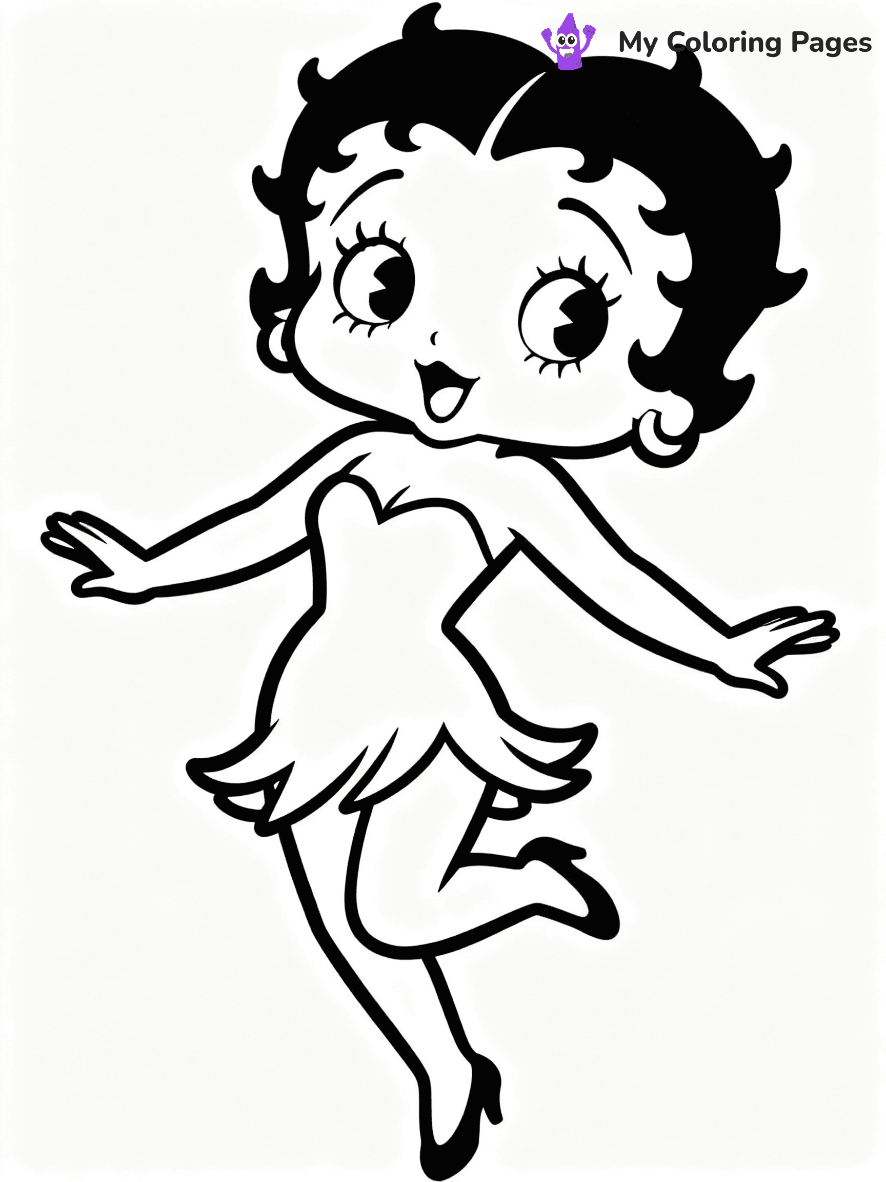 Betty Boop Coloring Pages - 26