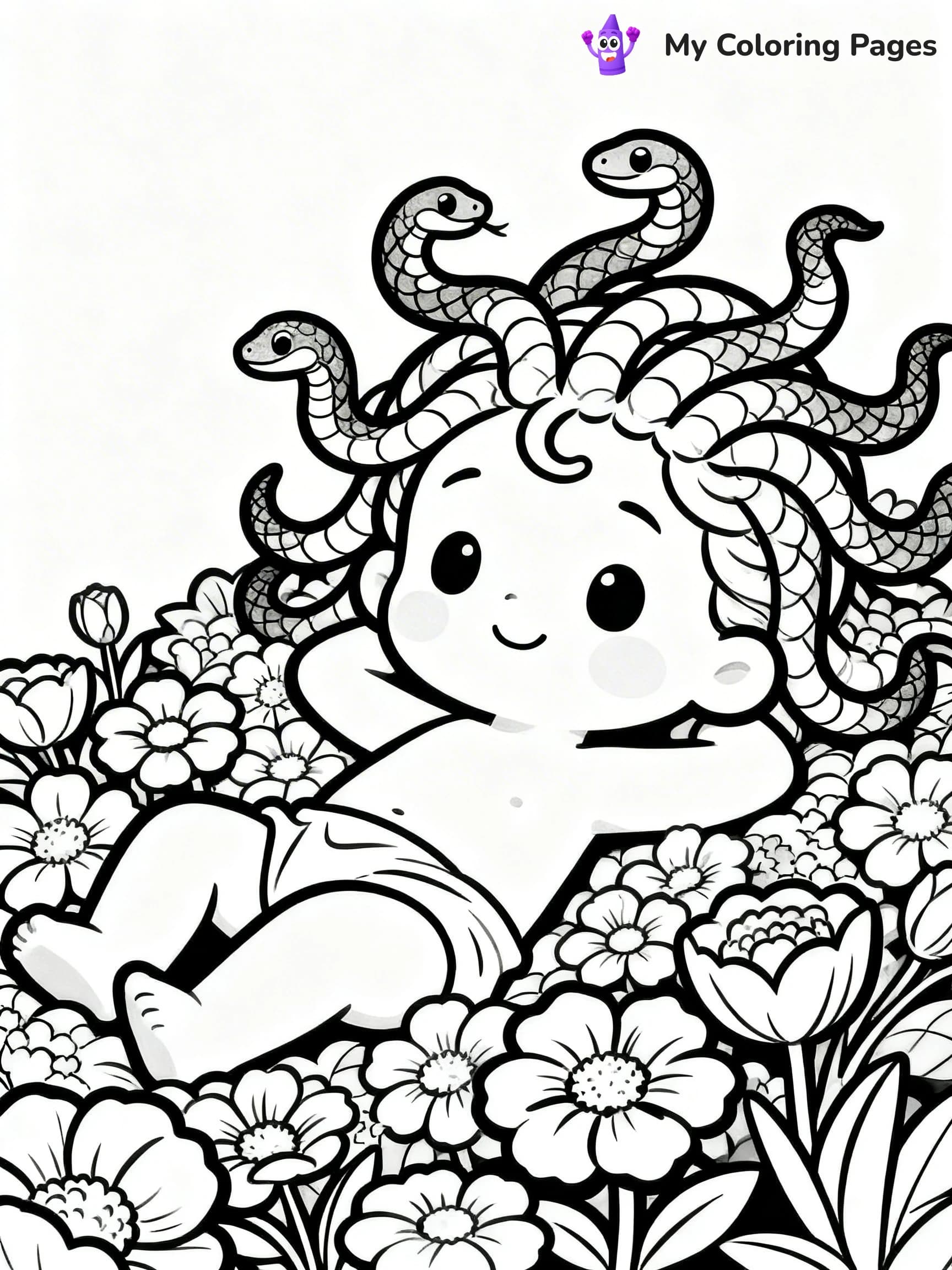 Medusa Coloring Pages - 15