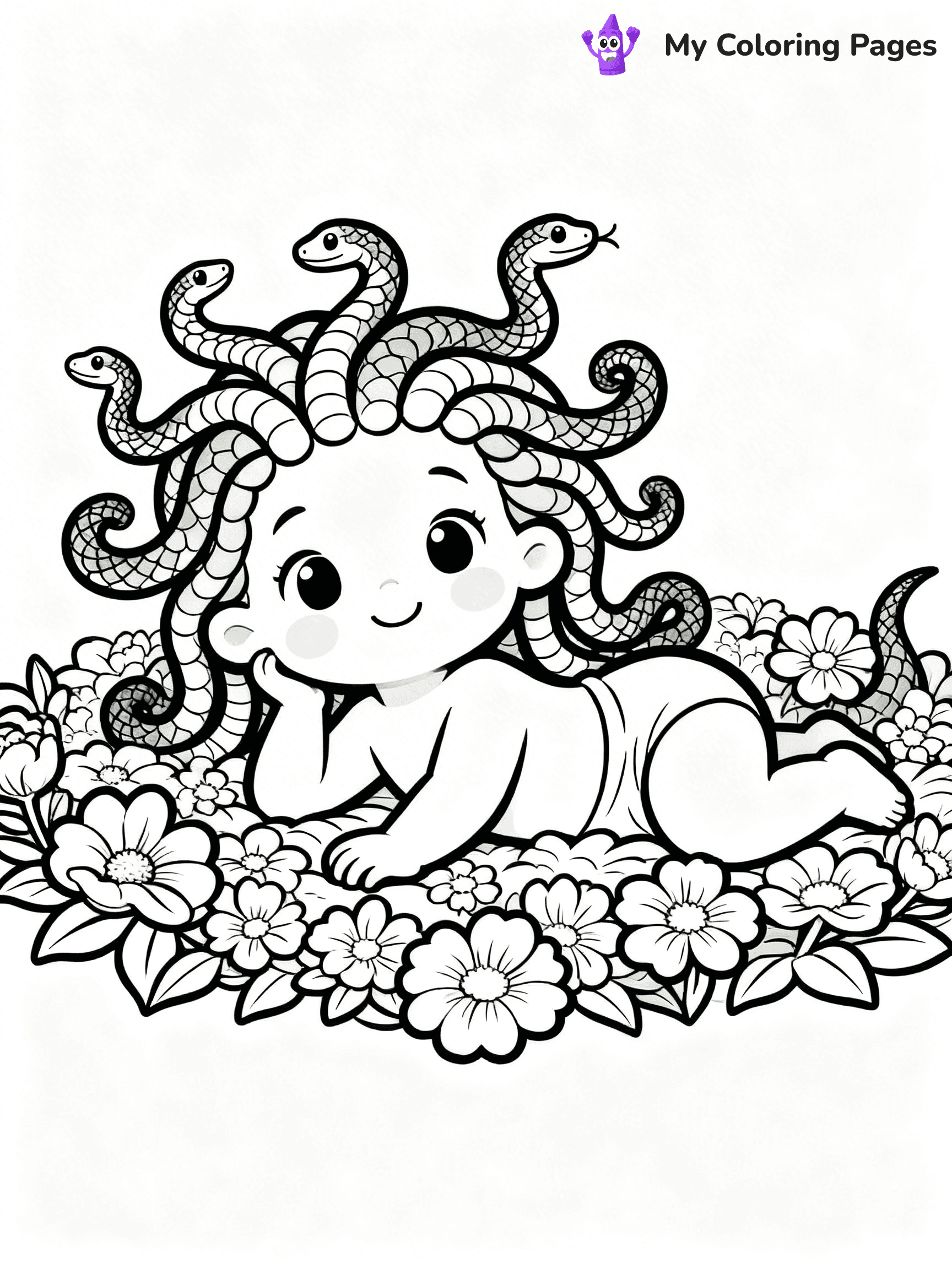 Medusa Coloring Pages - 14