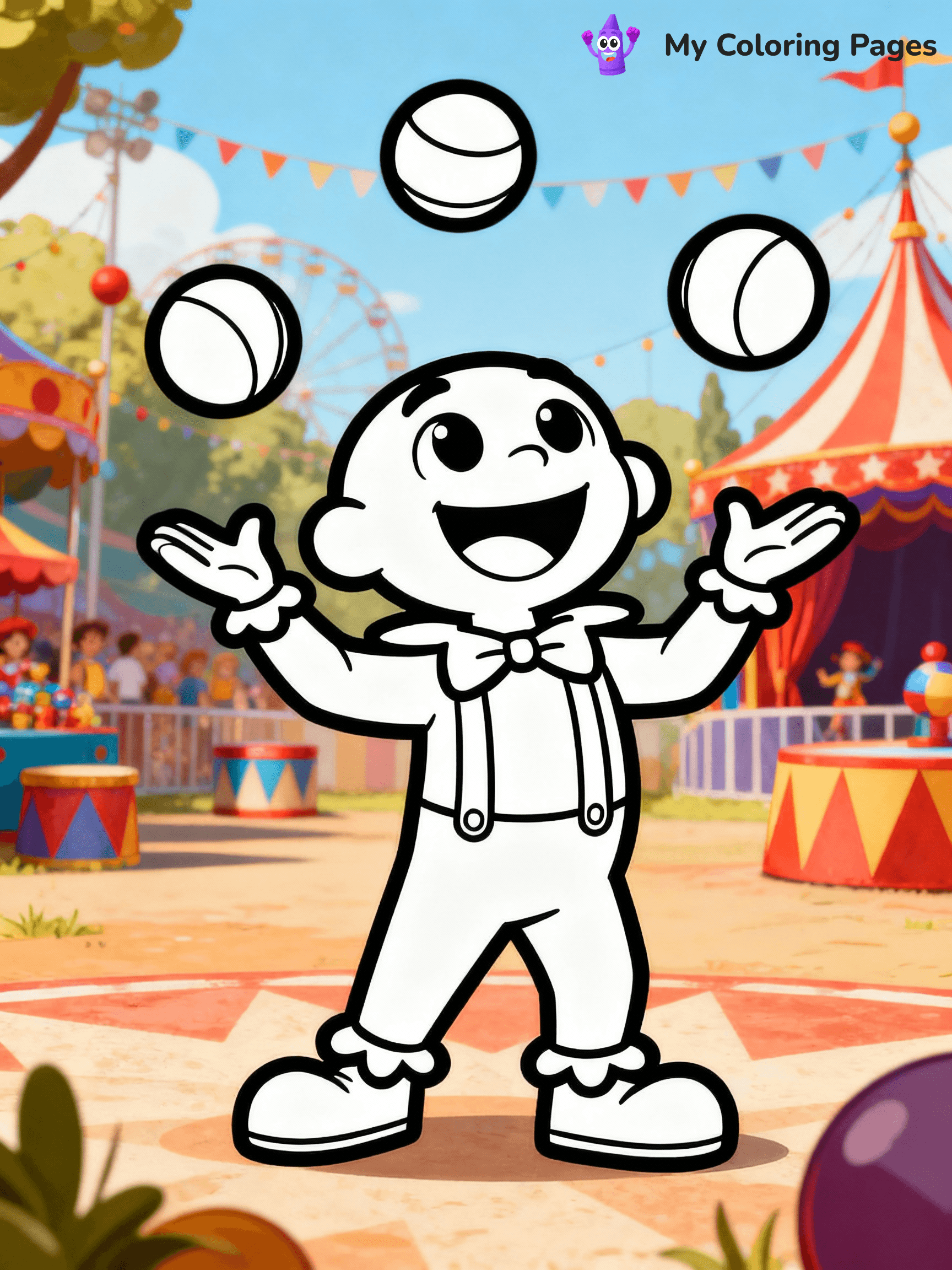 Amazing Digital Circus Coloring Pages - 19