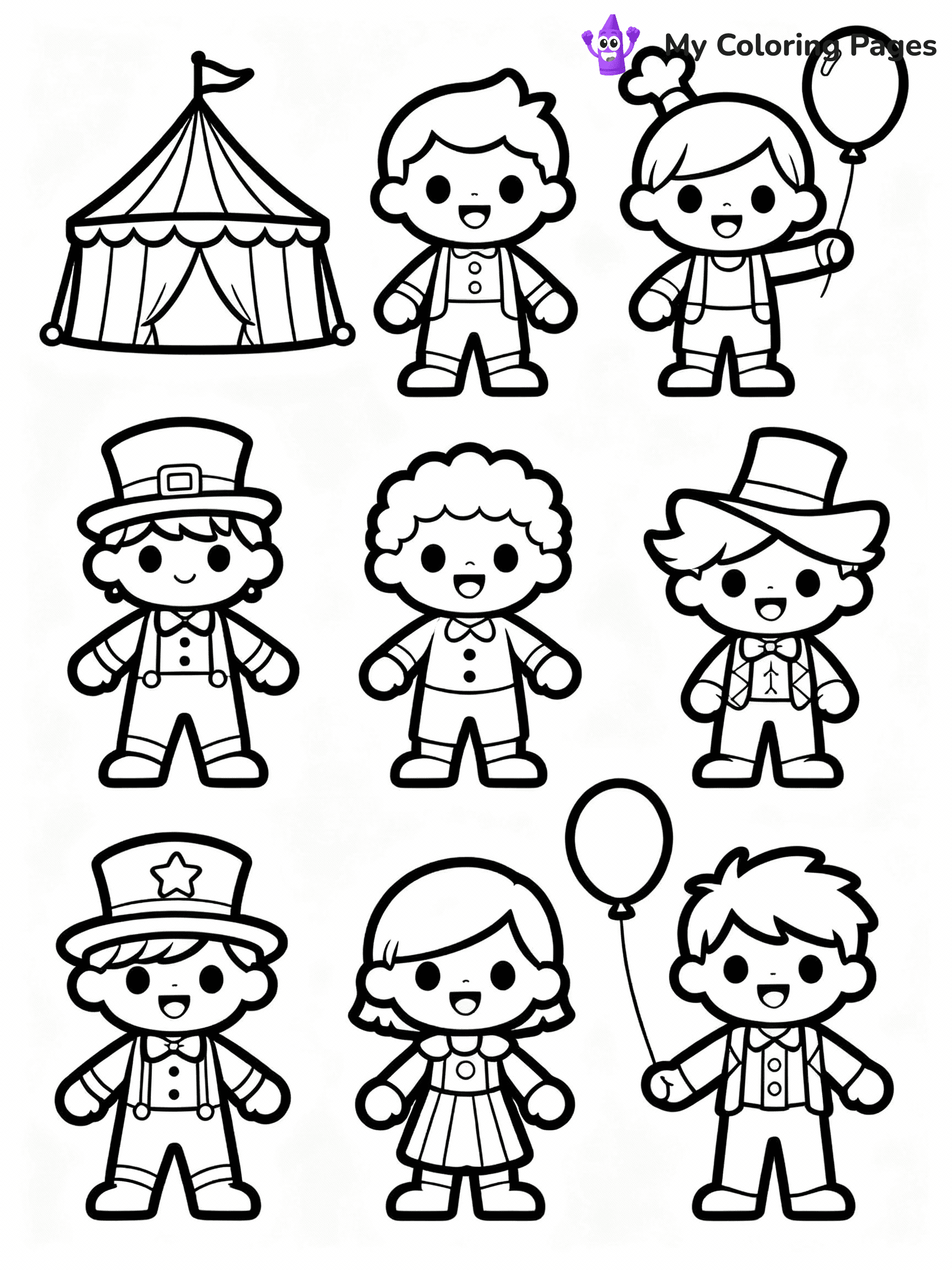 Amazing Digital Circus Coloring Pages - 17