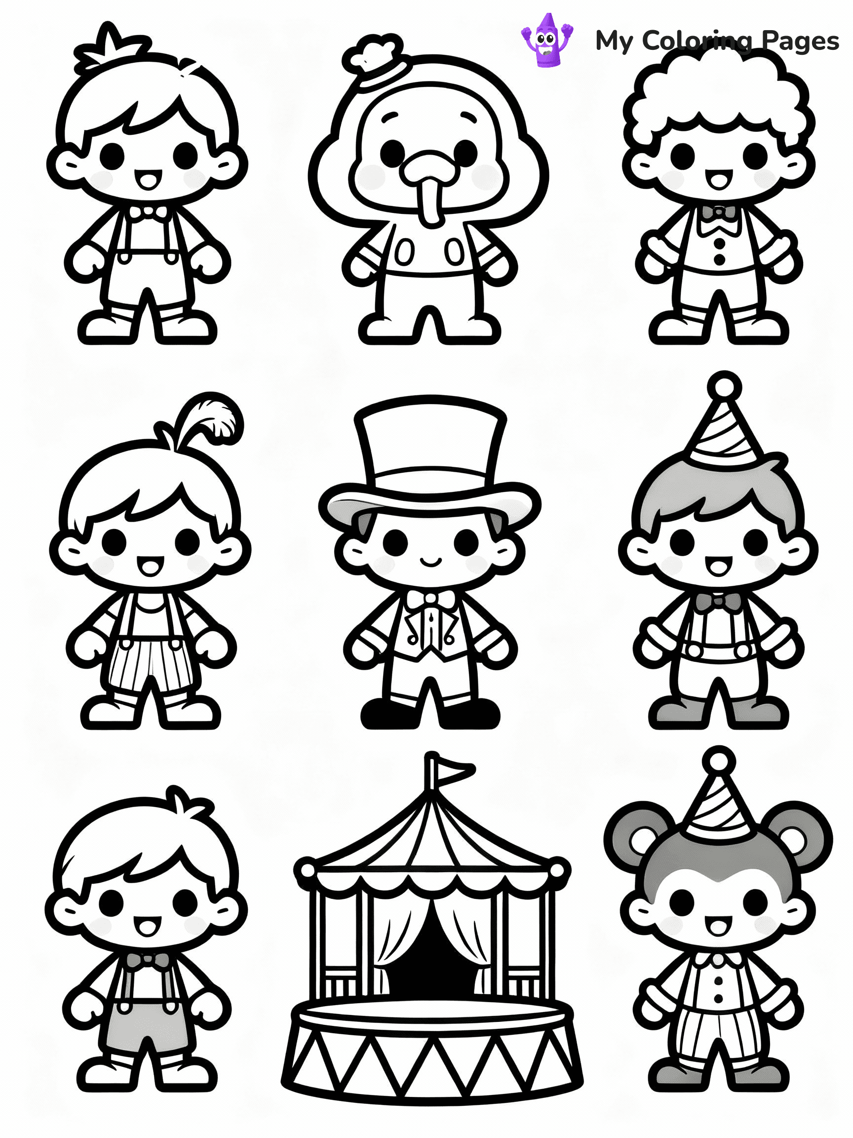 Amazing Digital Circus Coloring Pages - 13