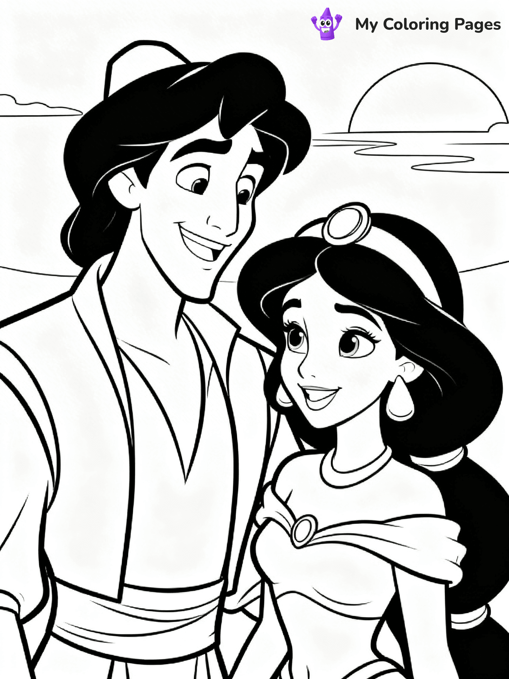 Aladdin Coloring Pages - 22