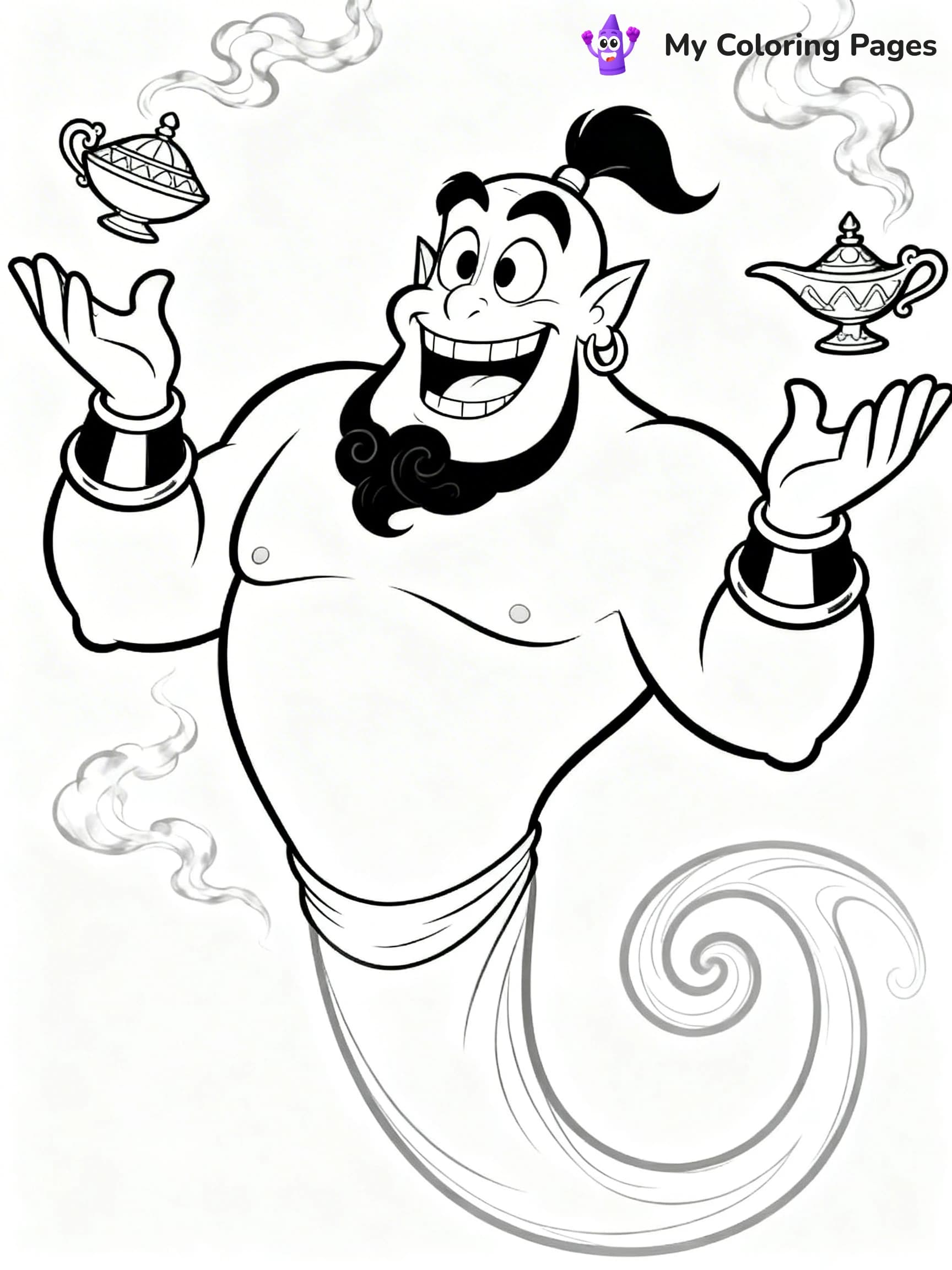 Aladdin Coloring Pages - 12