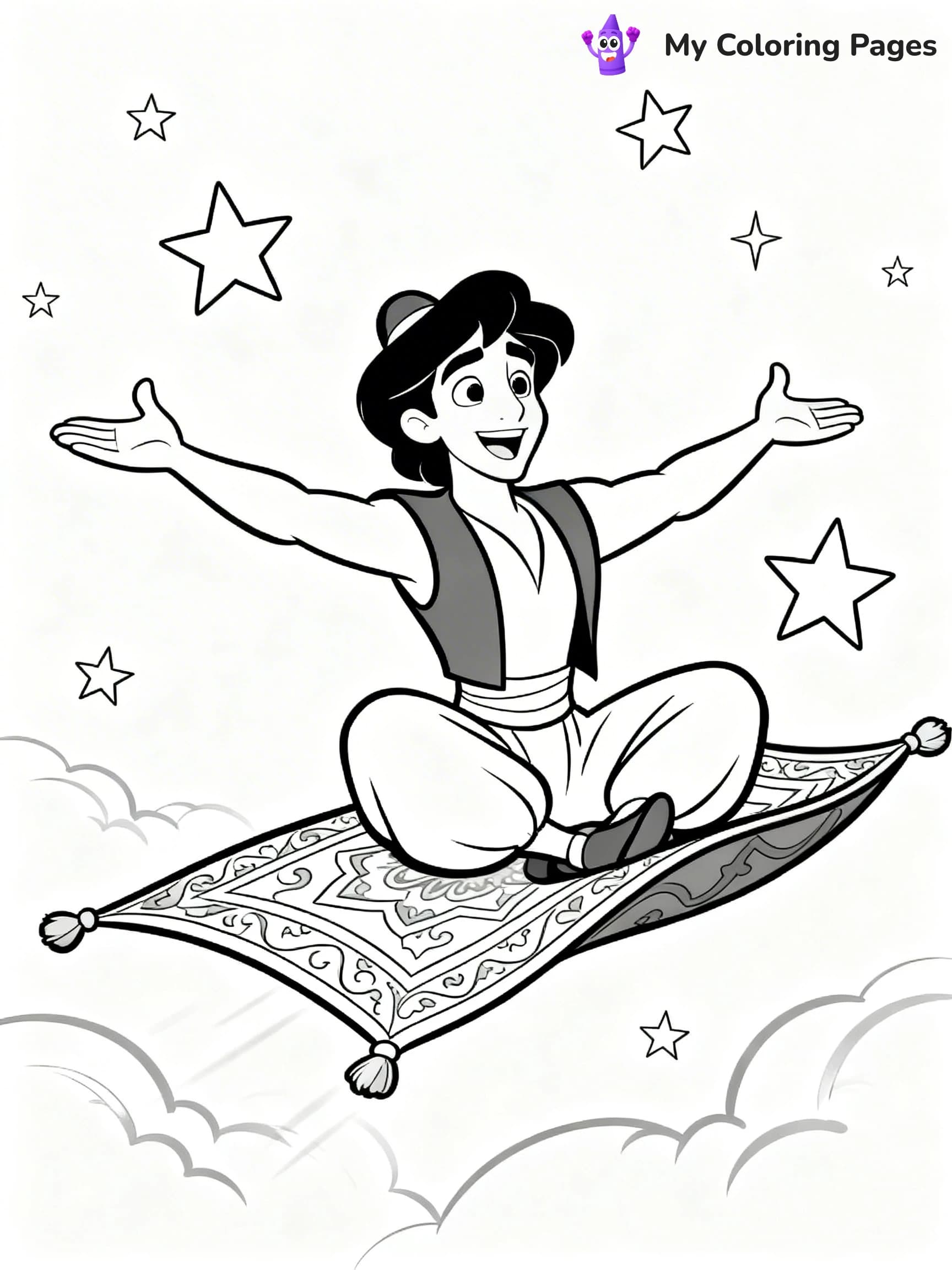 Aladdin Coloring Pages - 10