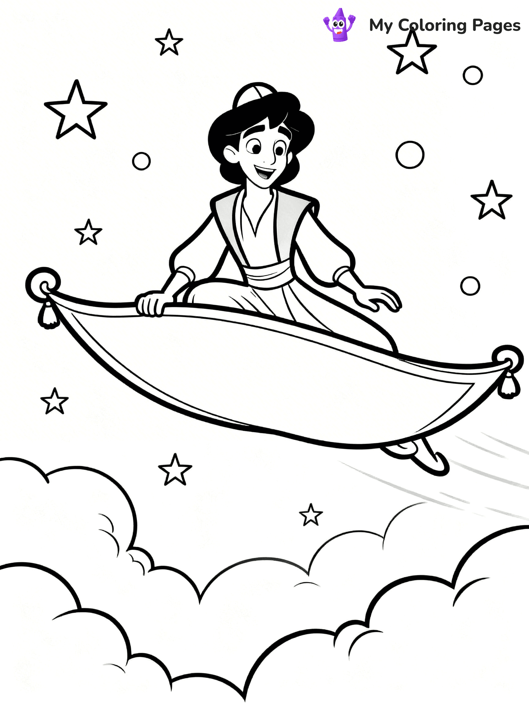 Aladdin Coloring Pages - 9
