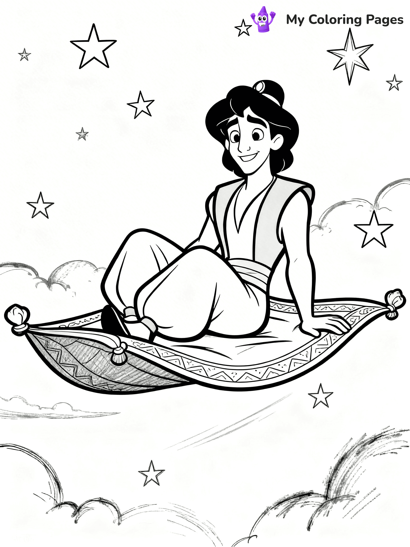 Aladdin Coloring Pages - 8
