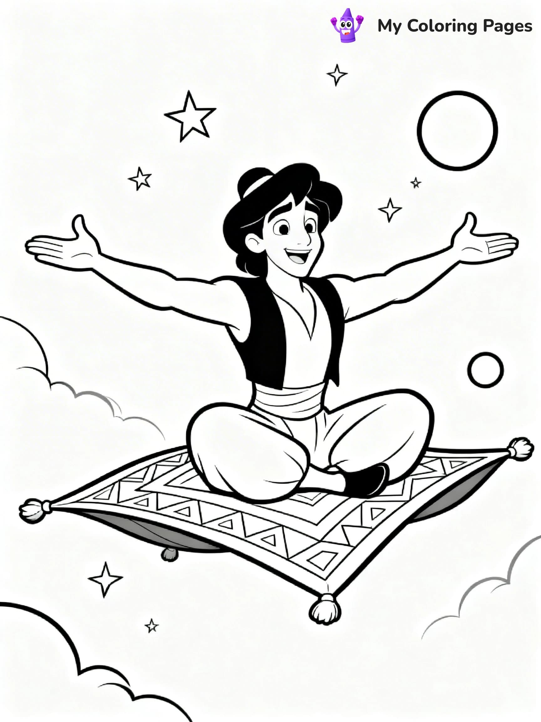 Aladdin Coloring Pages - 7