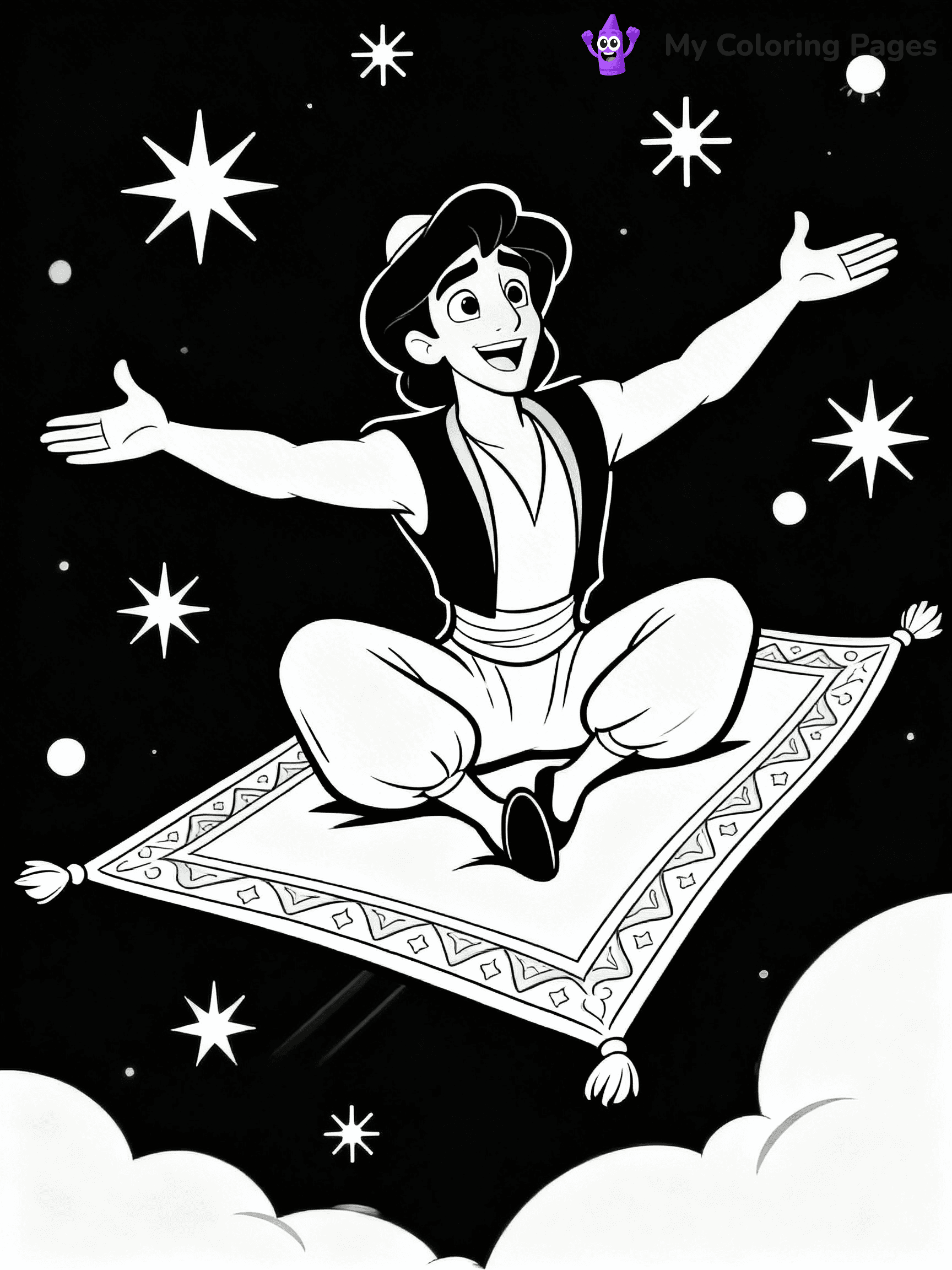 Aladdin Coloring Pages - 6