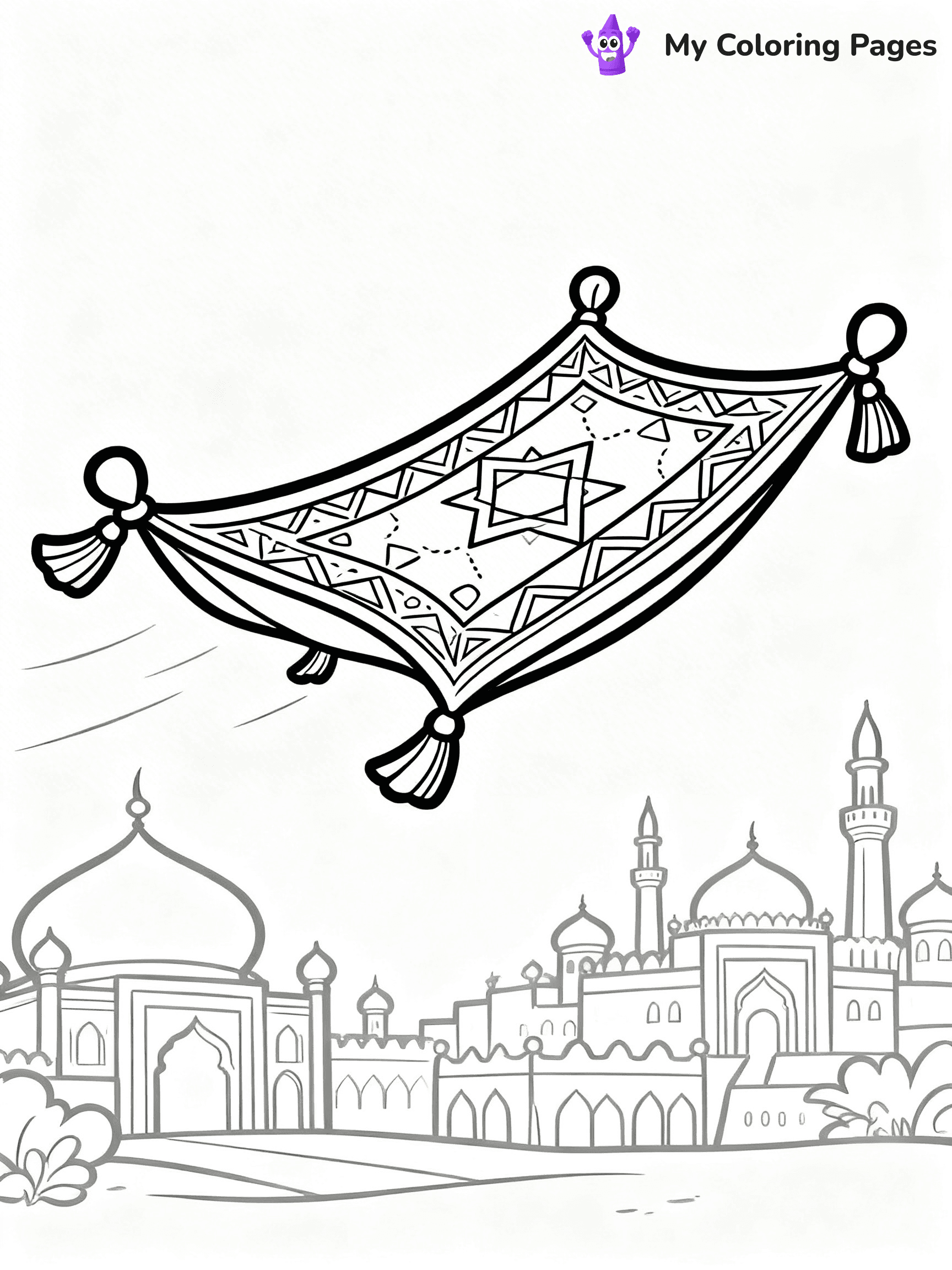 Aladdin Coloring Pages - 2