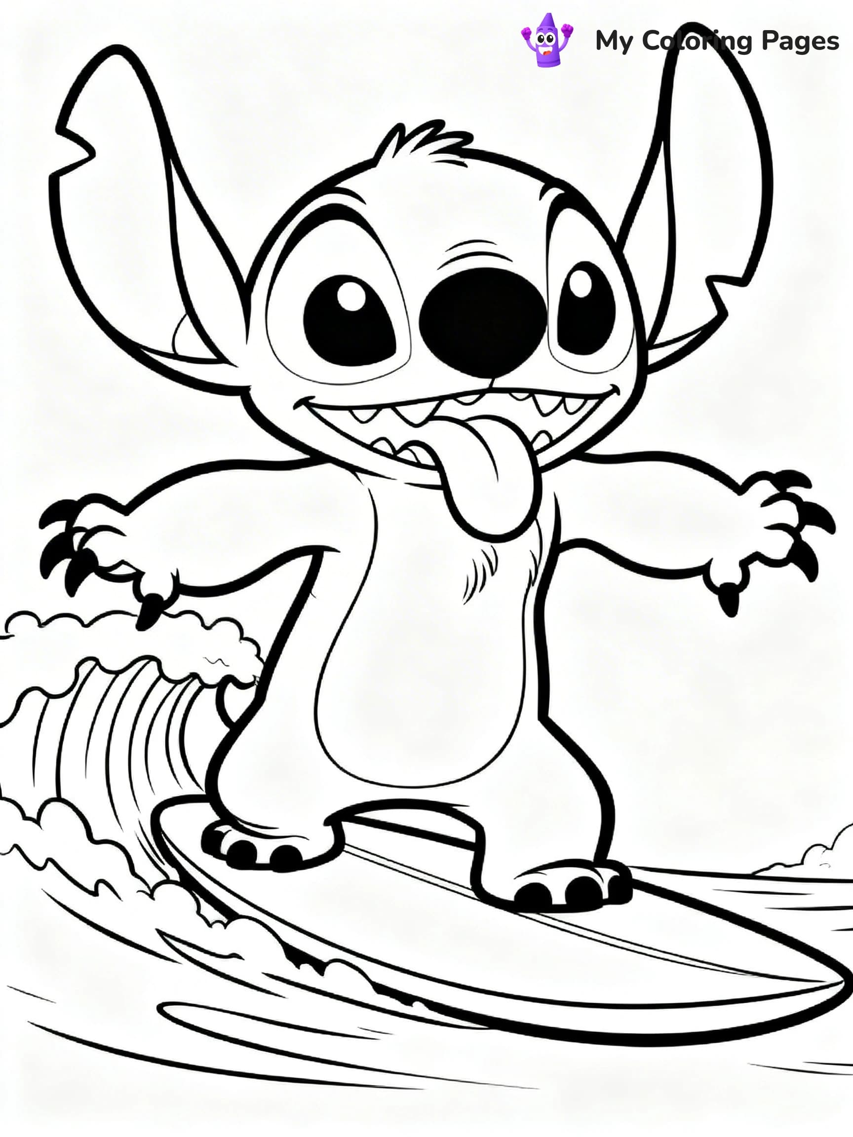 Tsum Tsum Coloring Pages - 10