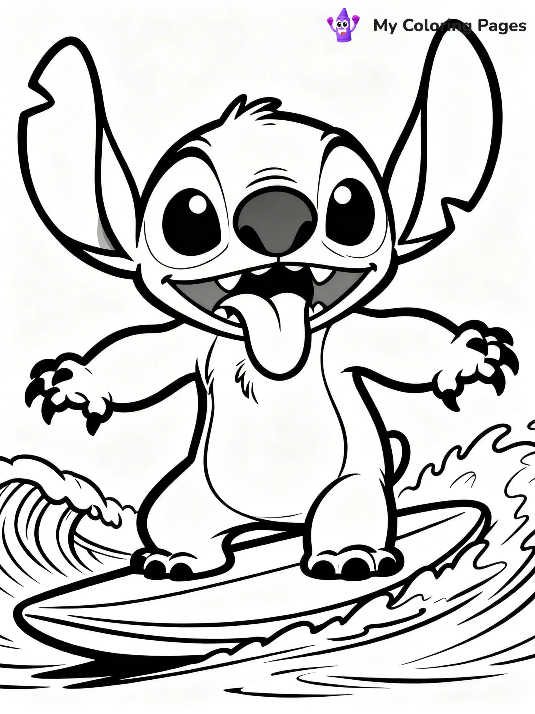 Tsum Tsum Coloring Pages - 9