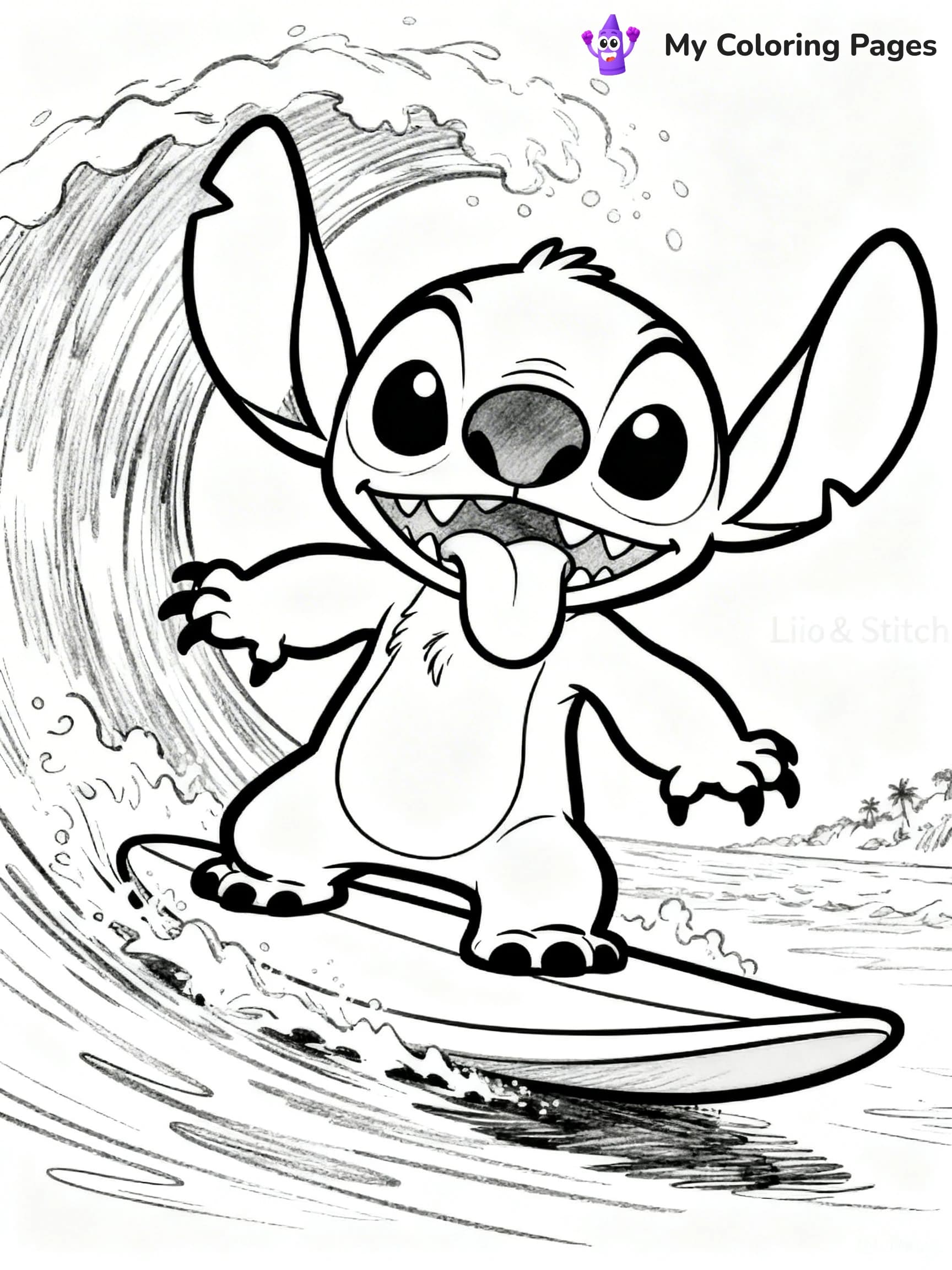 Tsum Tsum Coloring Pages - 8