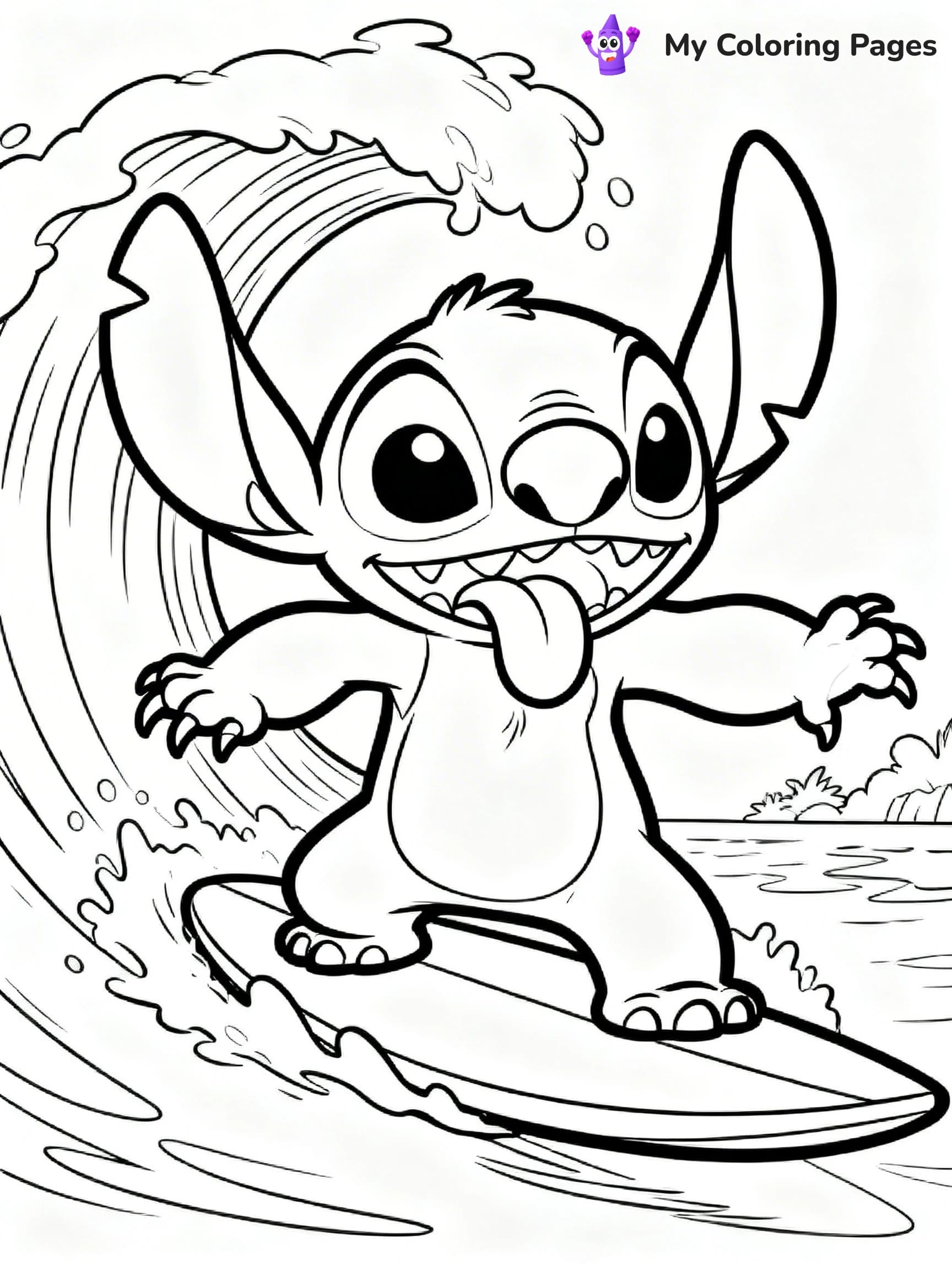 Tsum Tsum Coloring Pages - 7