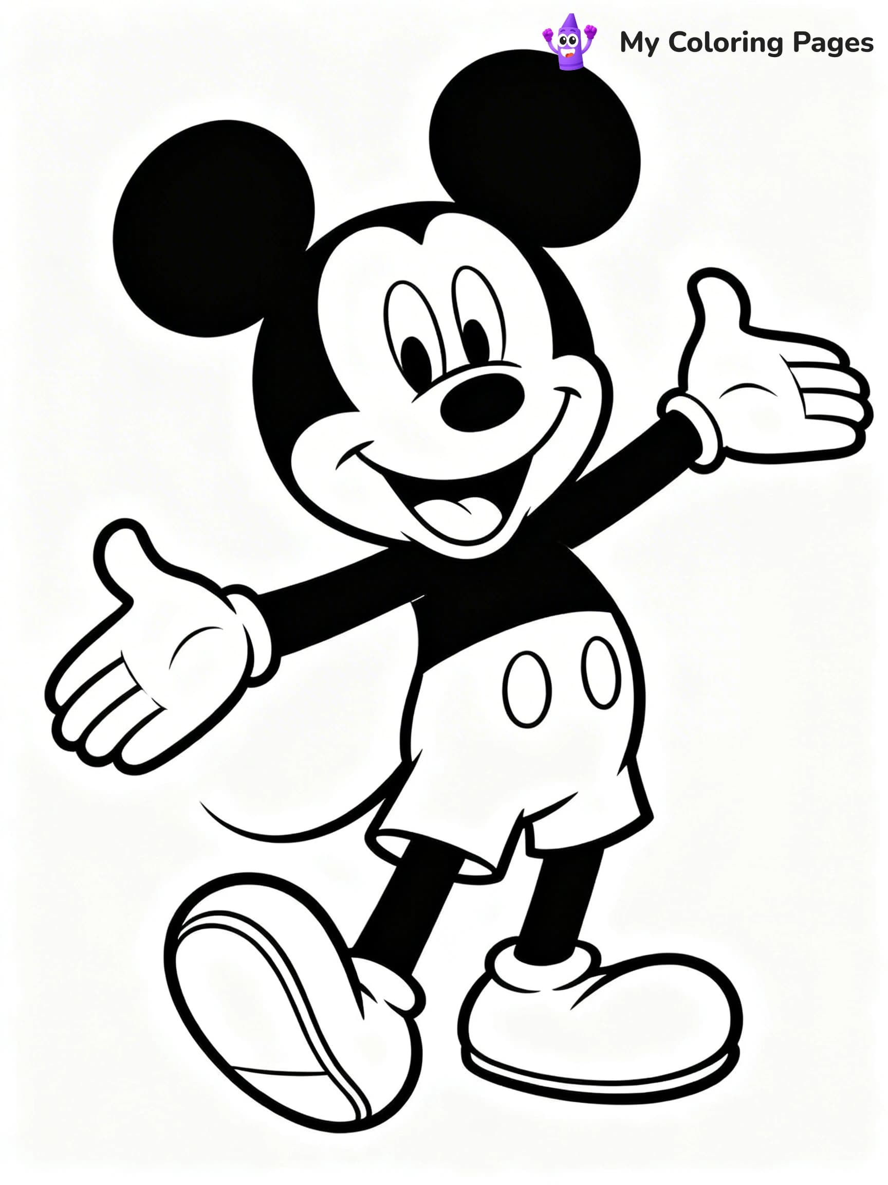 Tsum Tsum Coloring Pages - 1