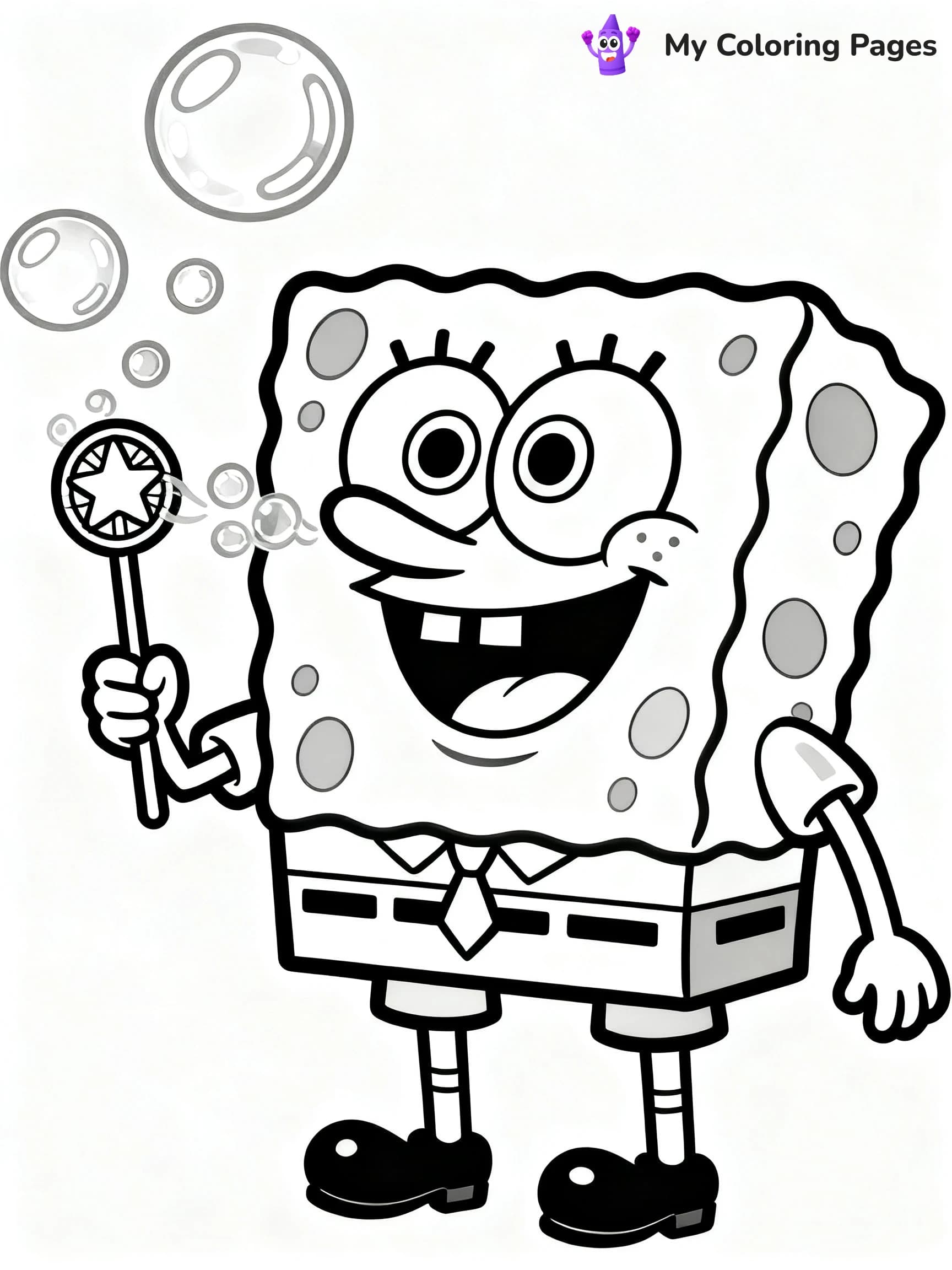 Squidward Coloring Pages - 17