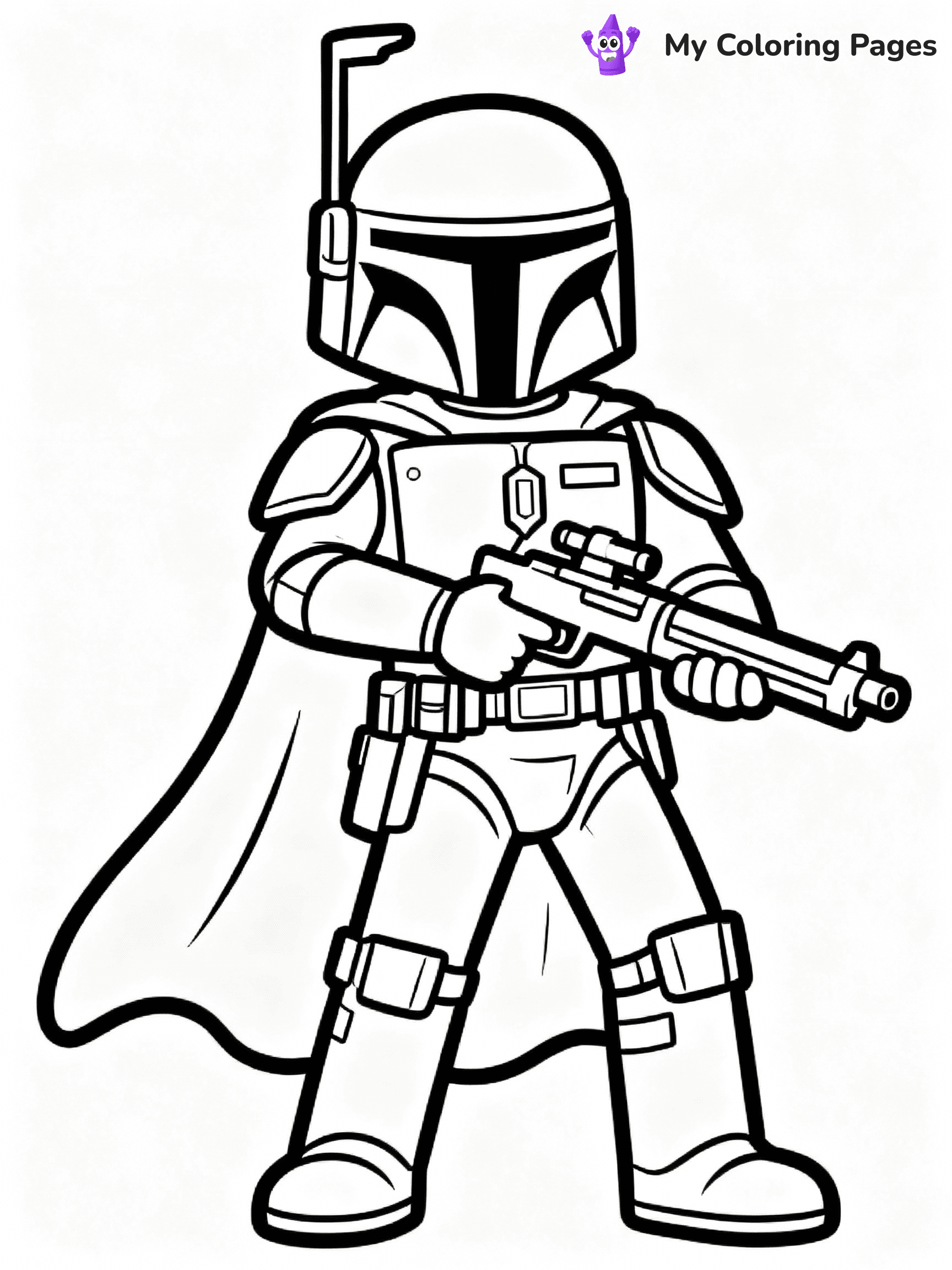 Mandalorian Coloring Pages - 18
