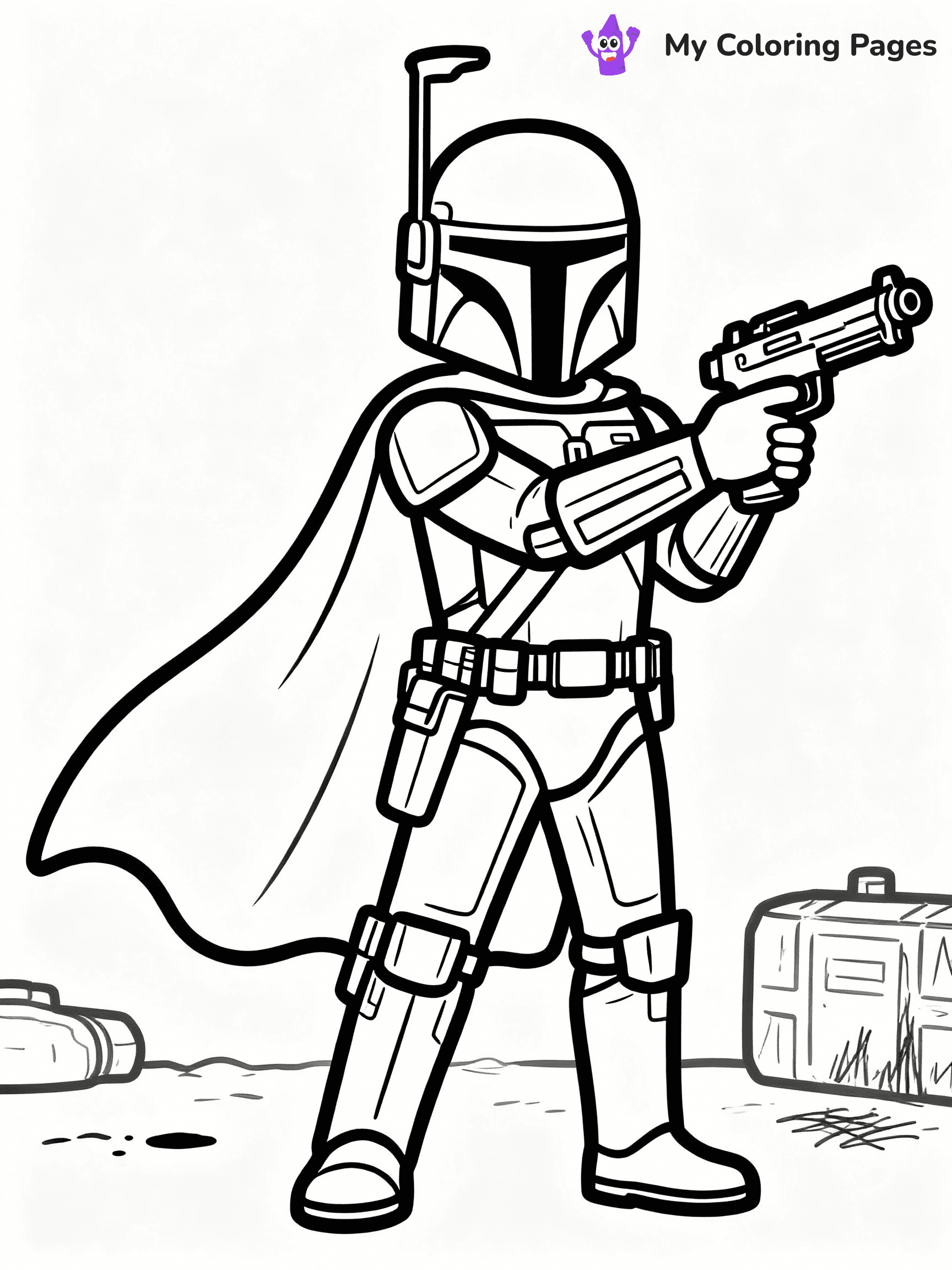 Mandalorian Coloring Pages - 14
