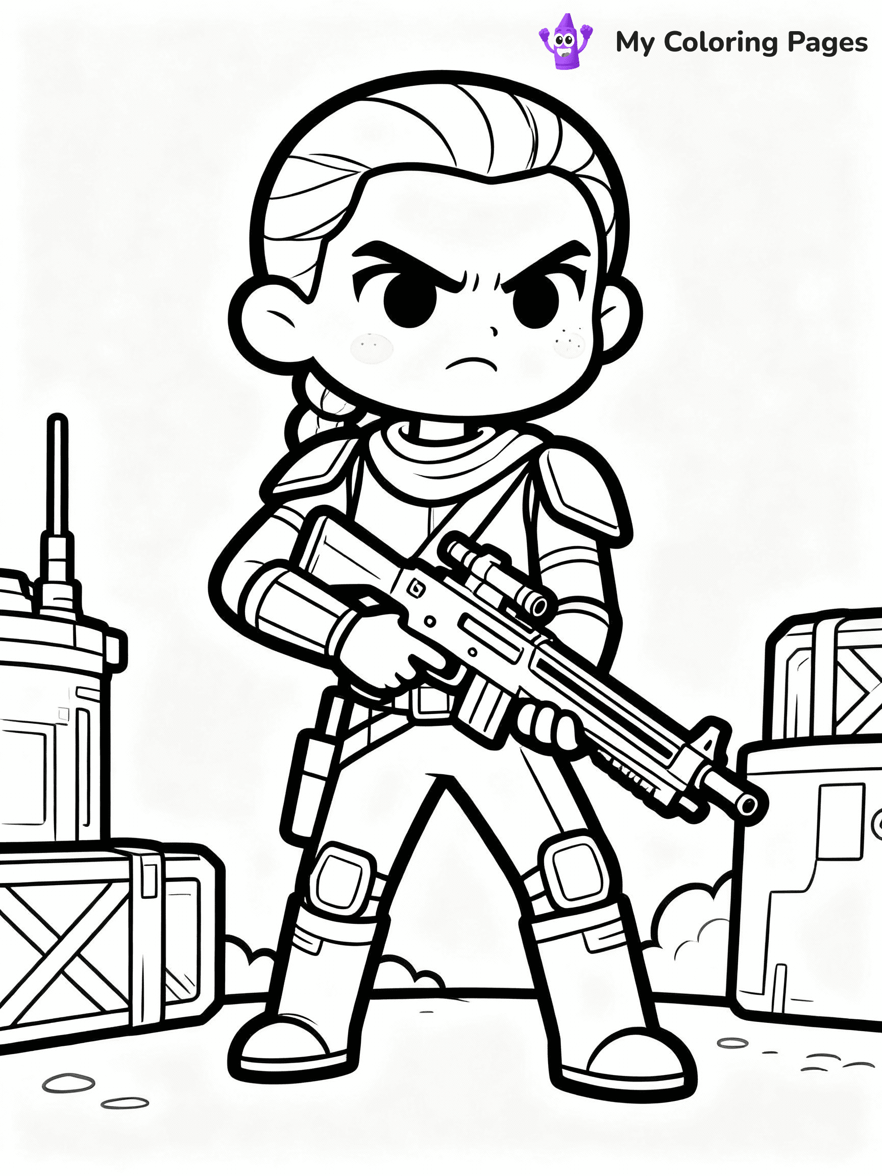 Mandalorian Coloring Pages - 10