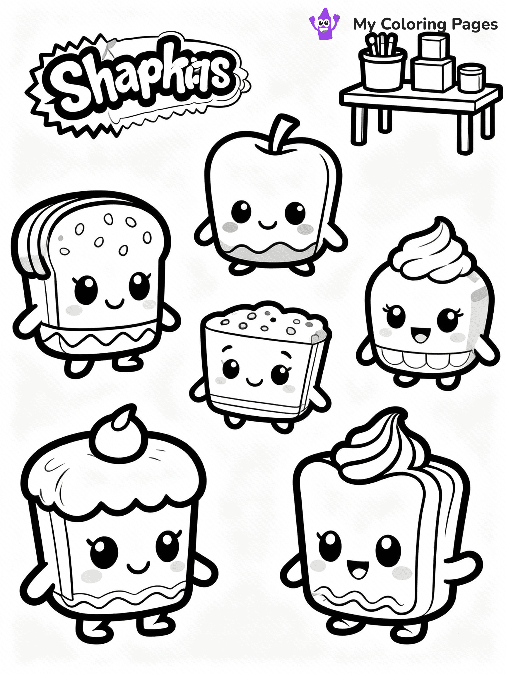Shopkins Coloring Pages - 68