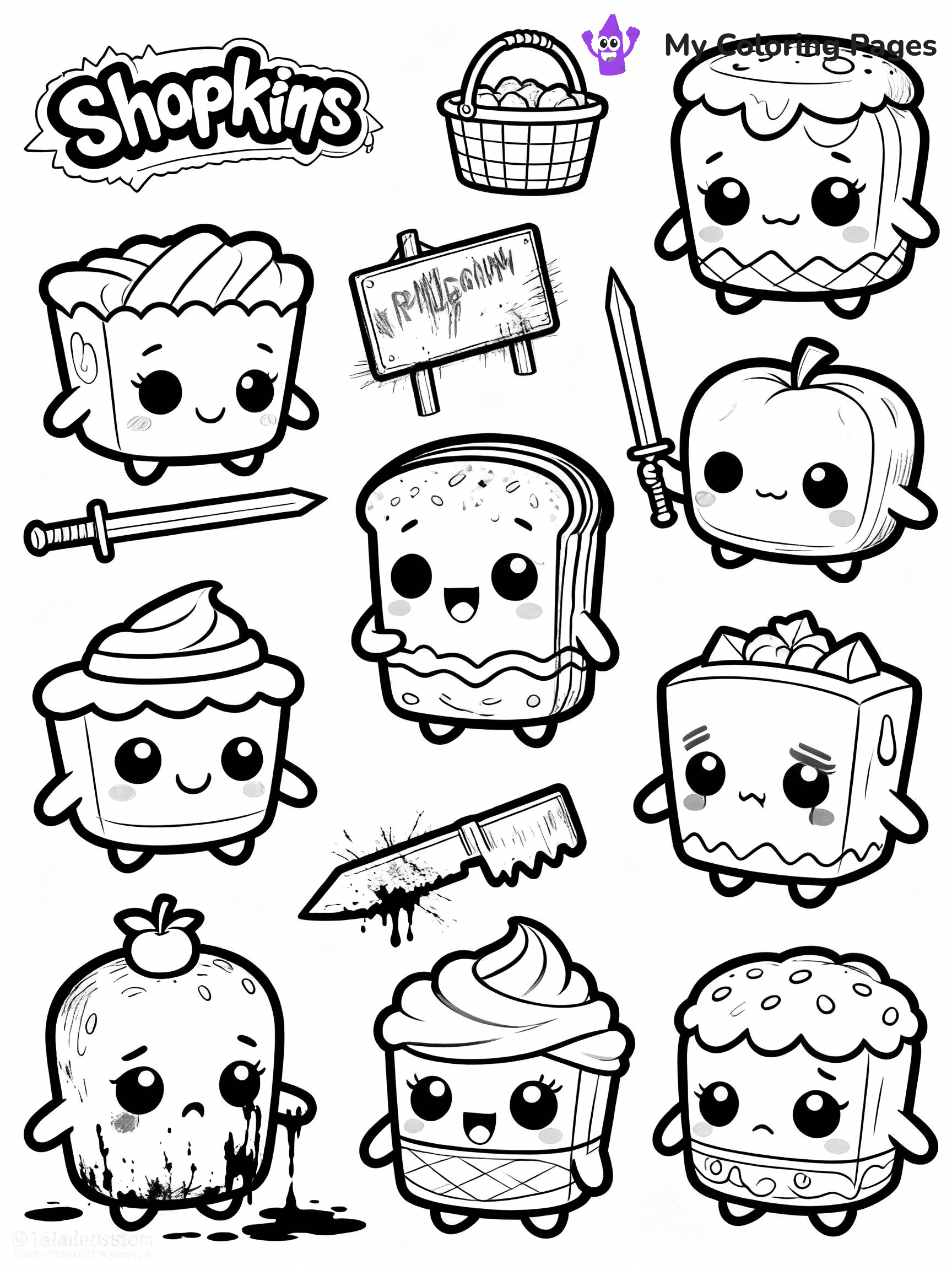 Shopkins Coloring Pages - 45