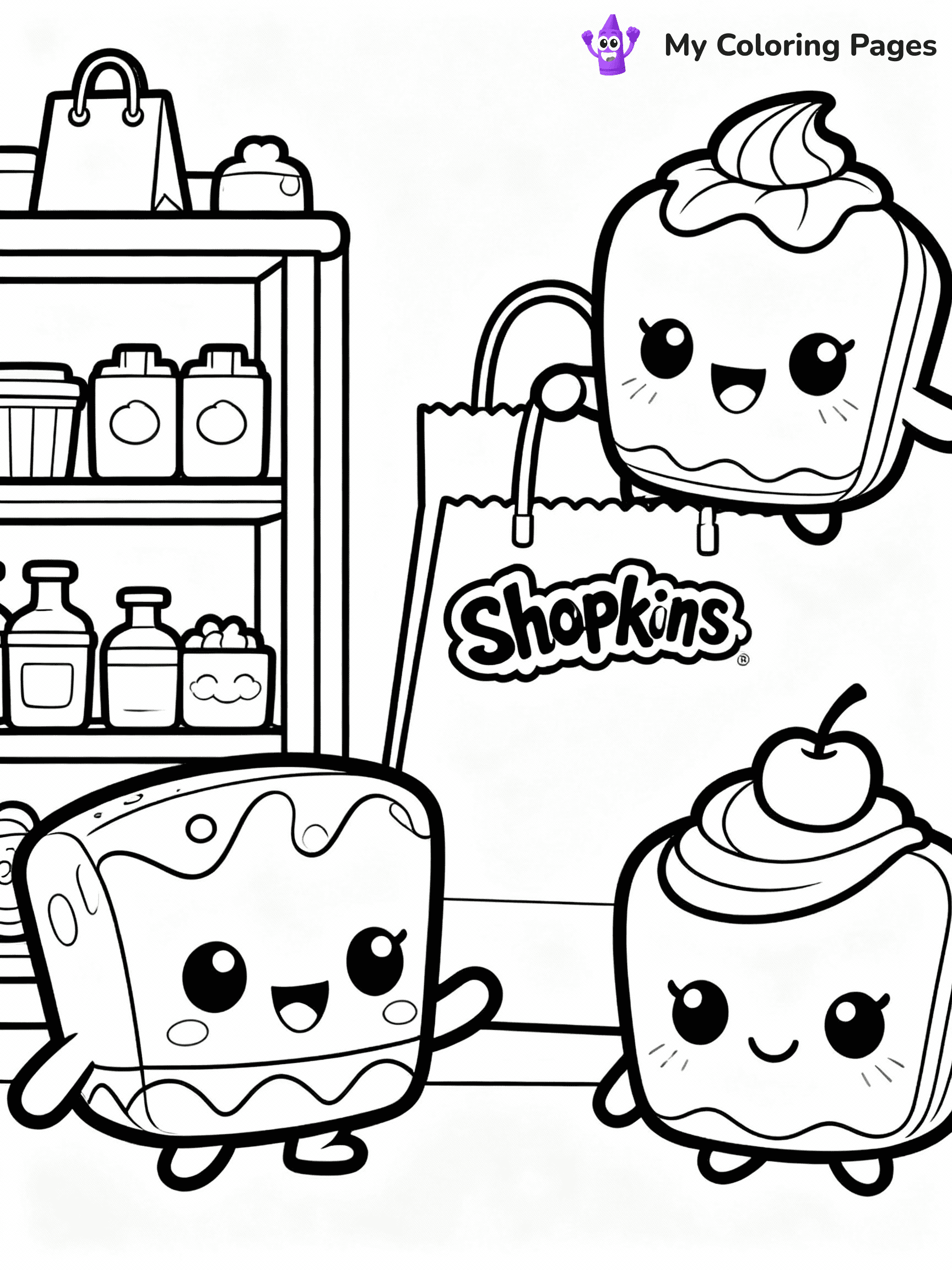 Shopkins Coloring Pages - 38